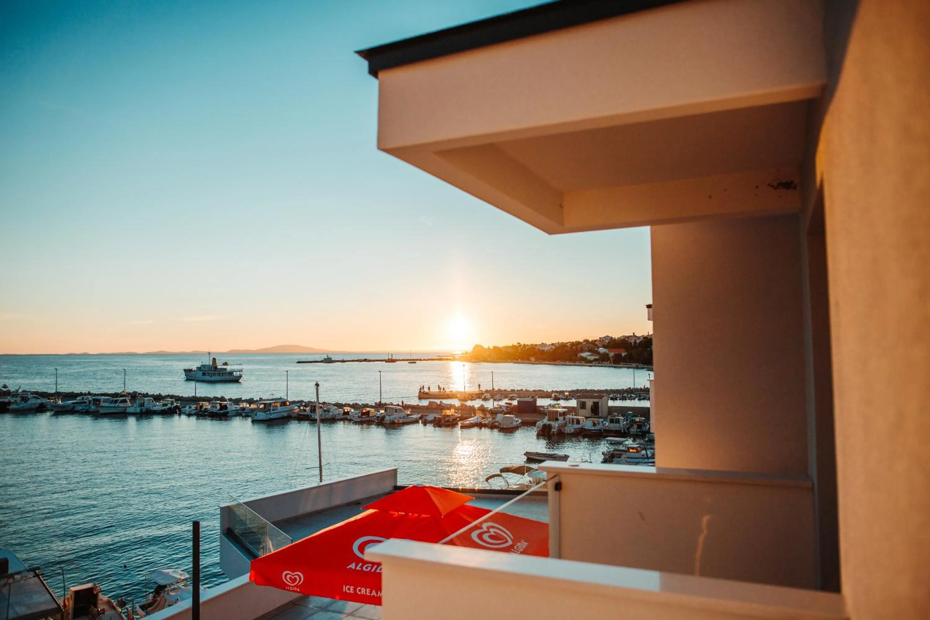 Balcony/Terrace in the Loža - seaside festival hotel