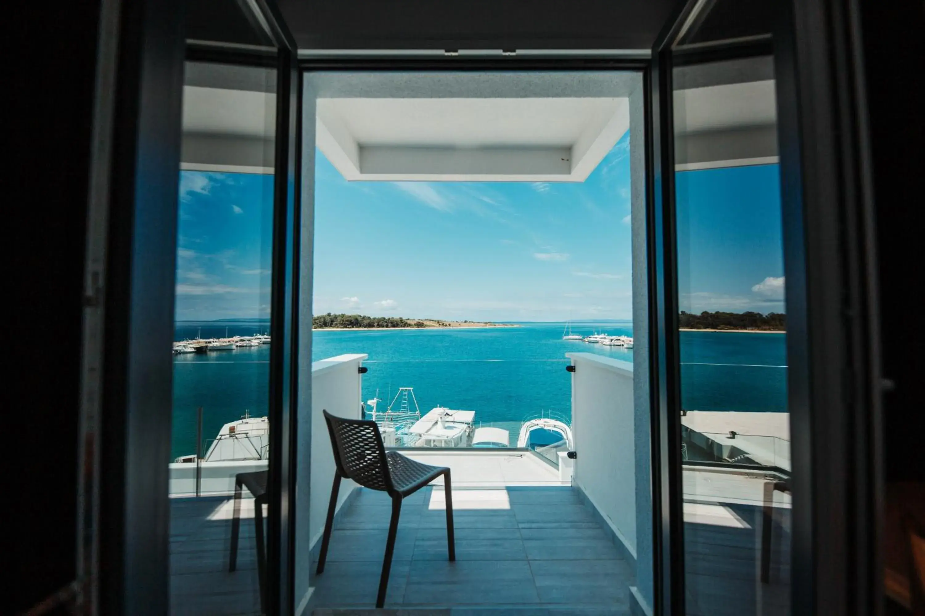 Twin Room with Sea View in the Loža - seaside festival hotel Twin Room with Sea View in the Loža - seaside festival hotel