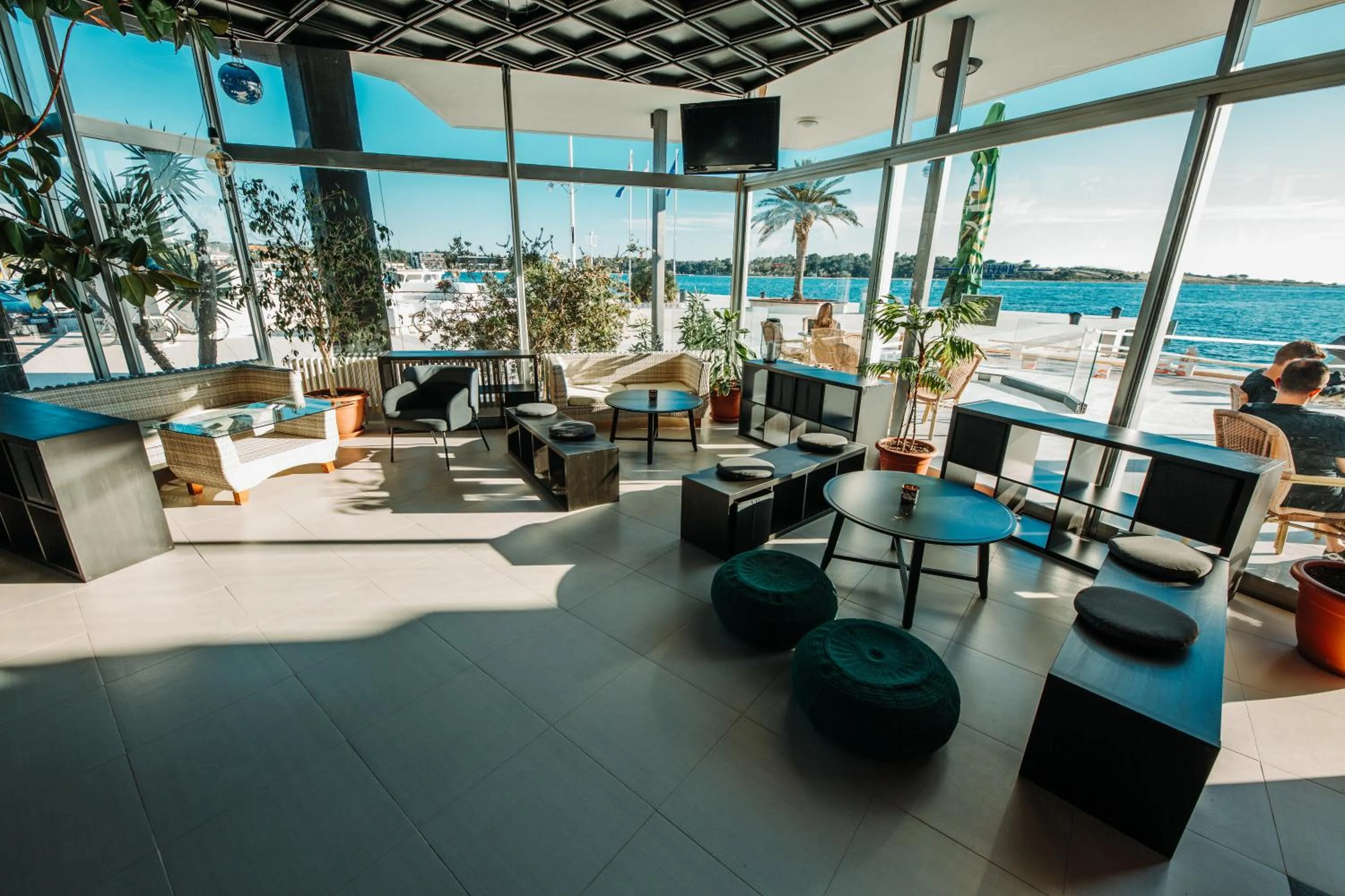 Lounge or bar in the Loža - seaside festival hotel