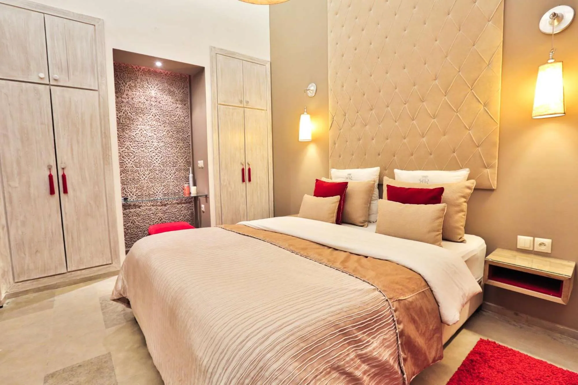 Bedroom in Riad Raoud Rayhane