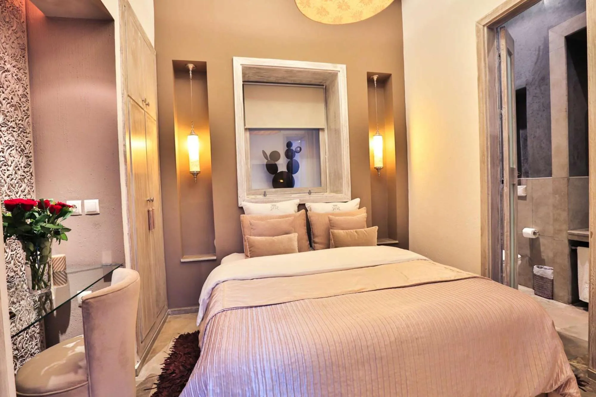 Bedroom in Riad Raoud Rayhane