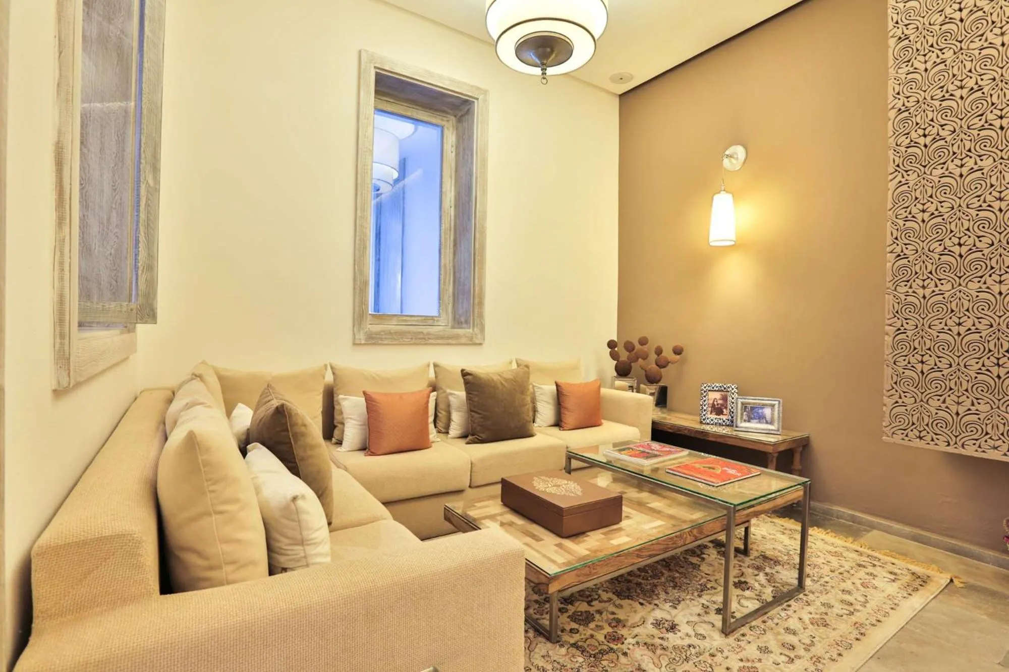 Living room in Riad Raoud Rayhane