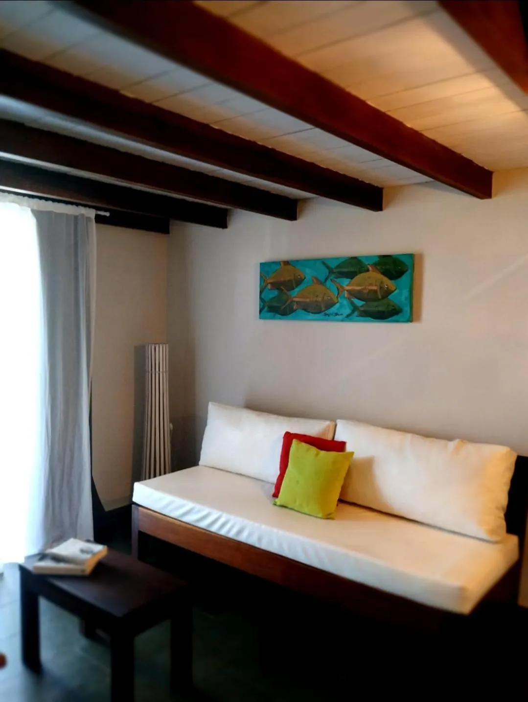 Living room, Bed in Flor da Mata