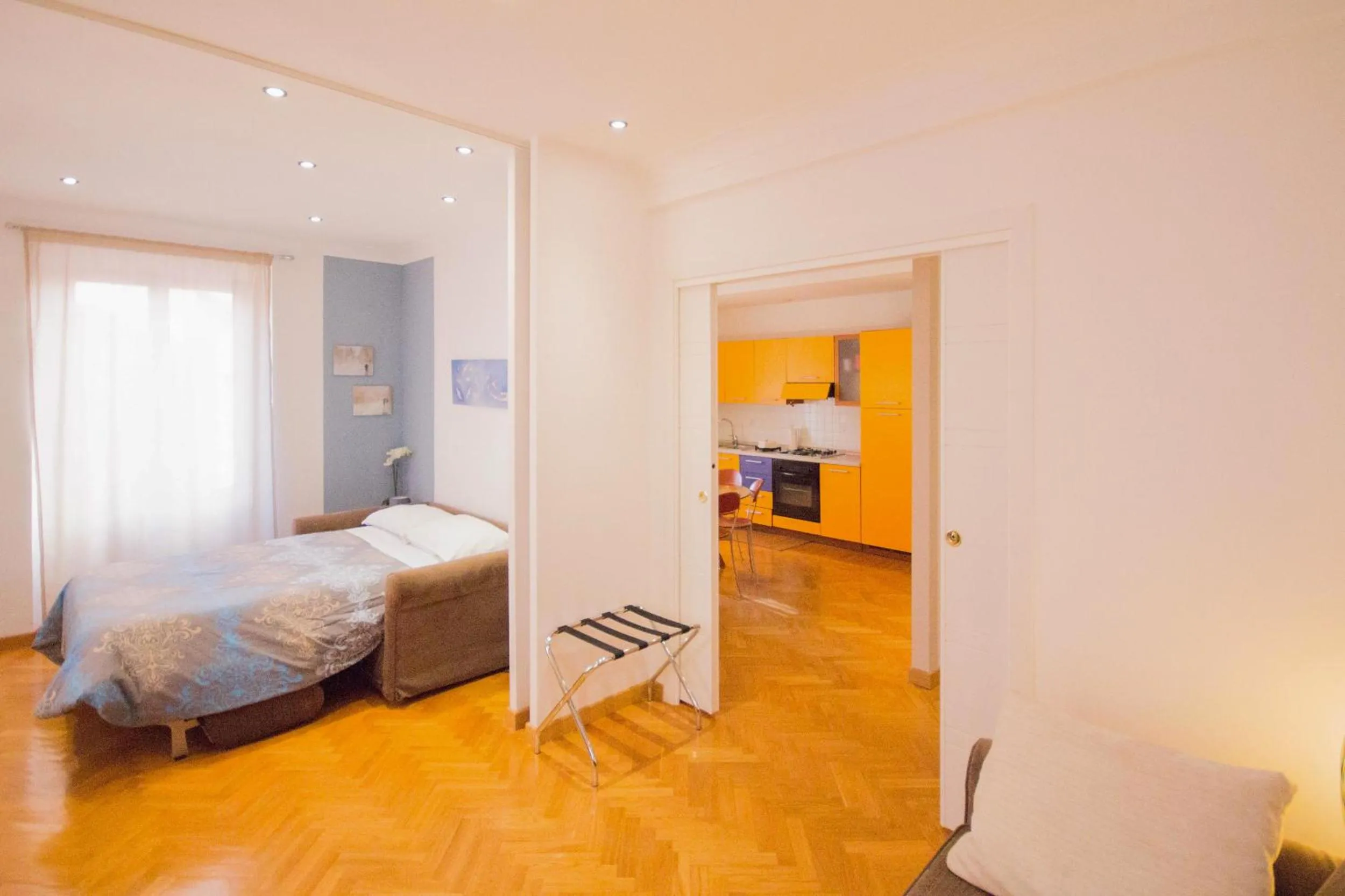 Kitchen or kitchenette, Bed in Polacchi 42 Apartment