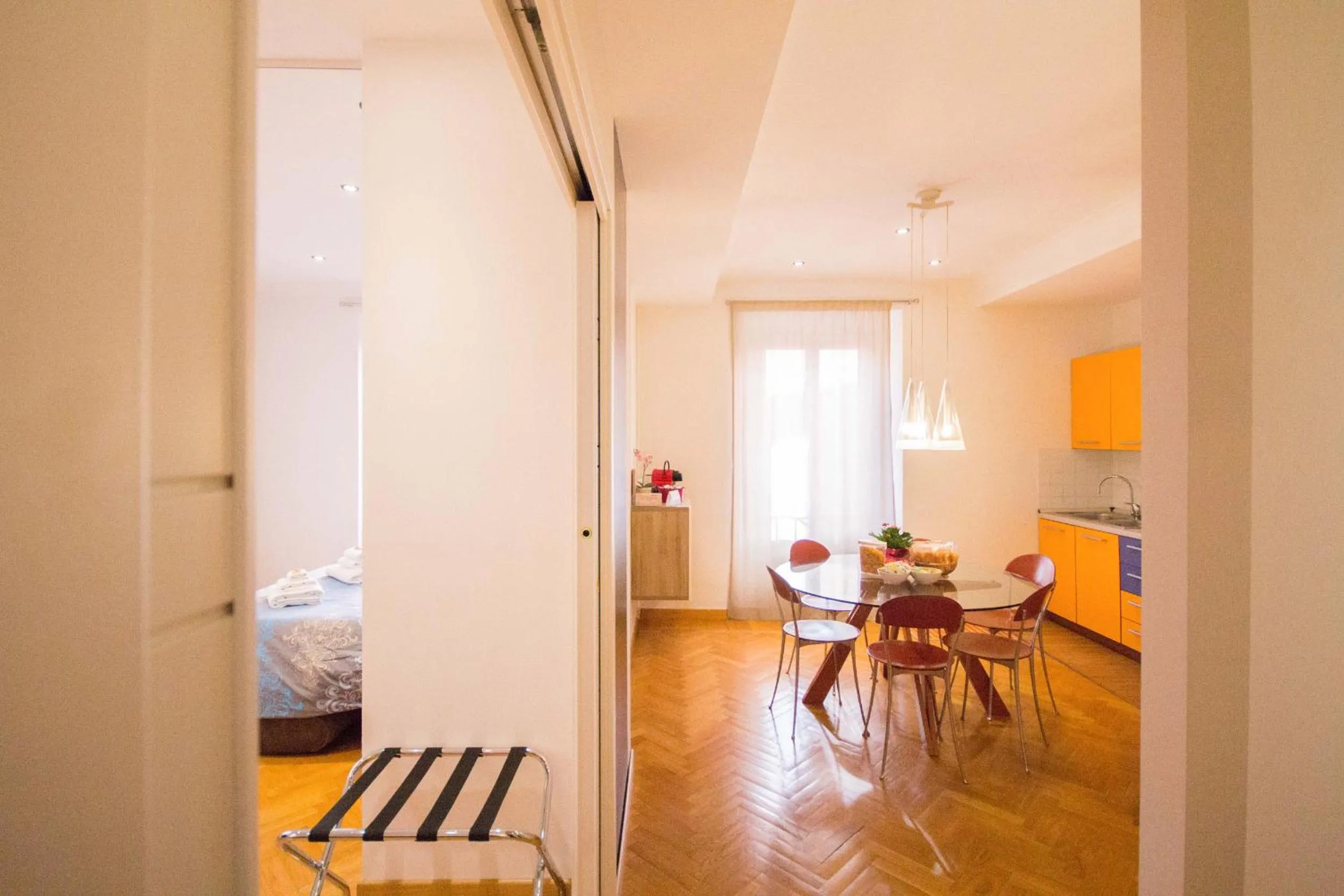 Kitchen or kitchenette, Bed in Polacchi 42 Apartment