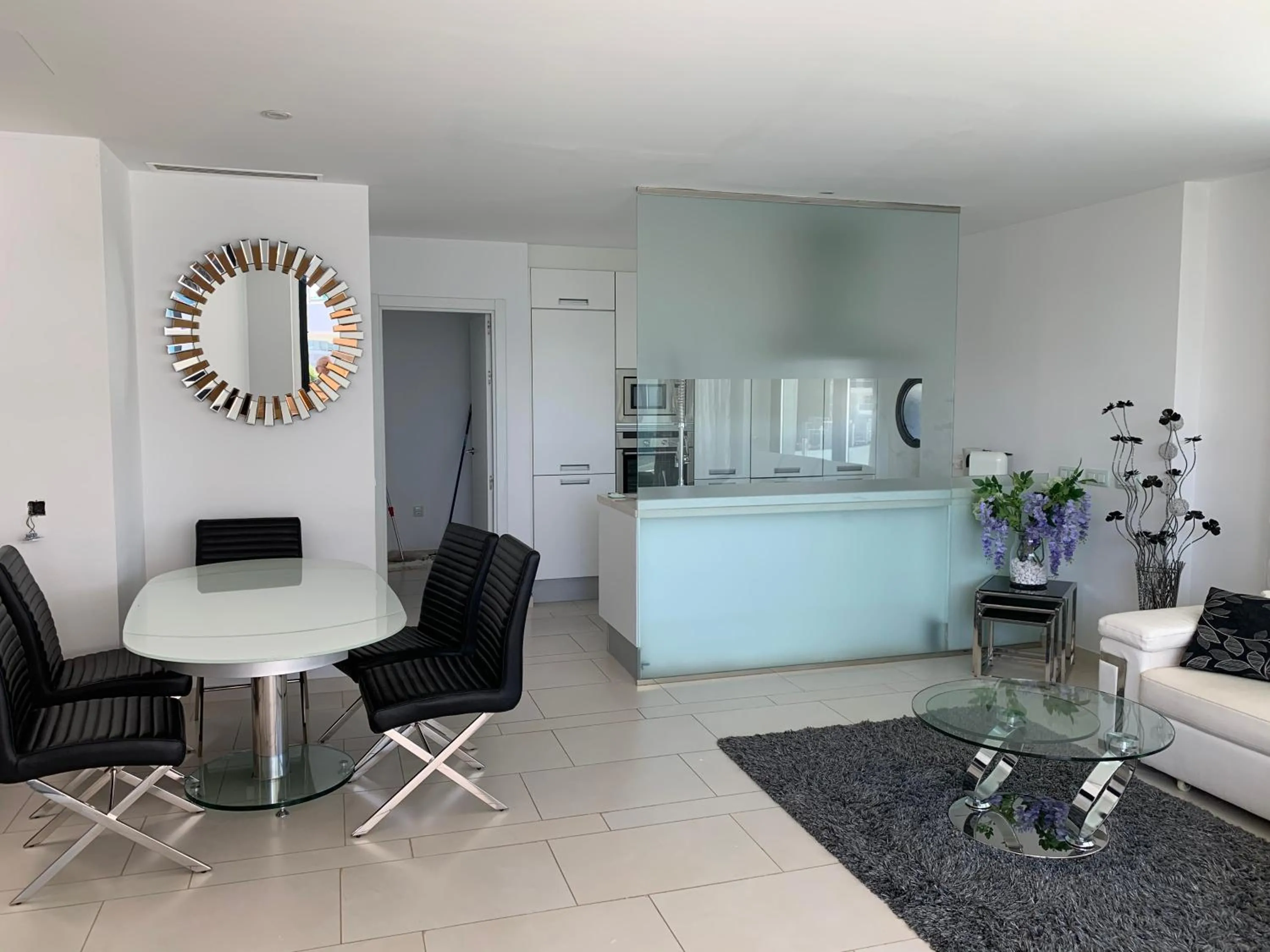Living room in Penthouse Las Olas