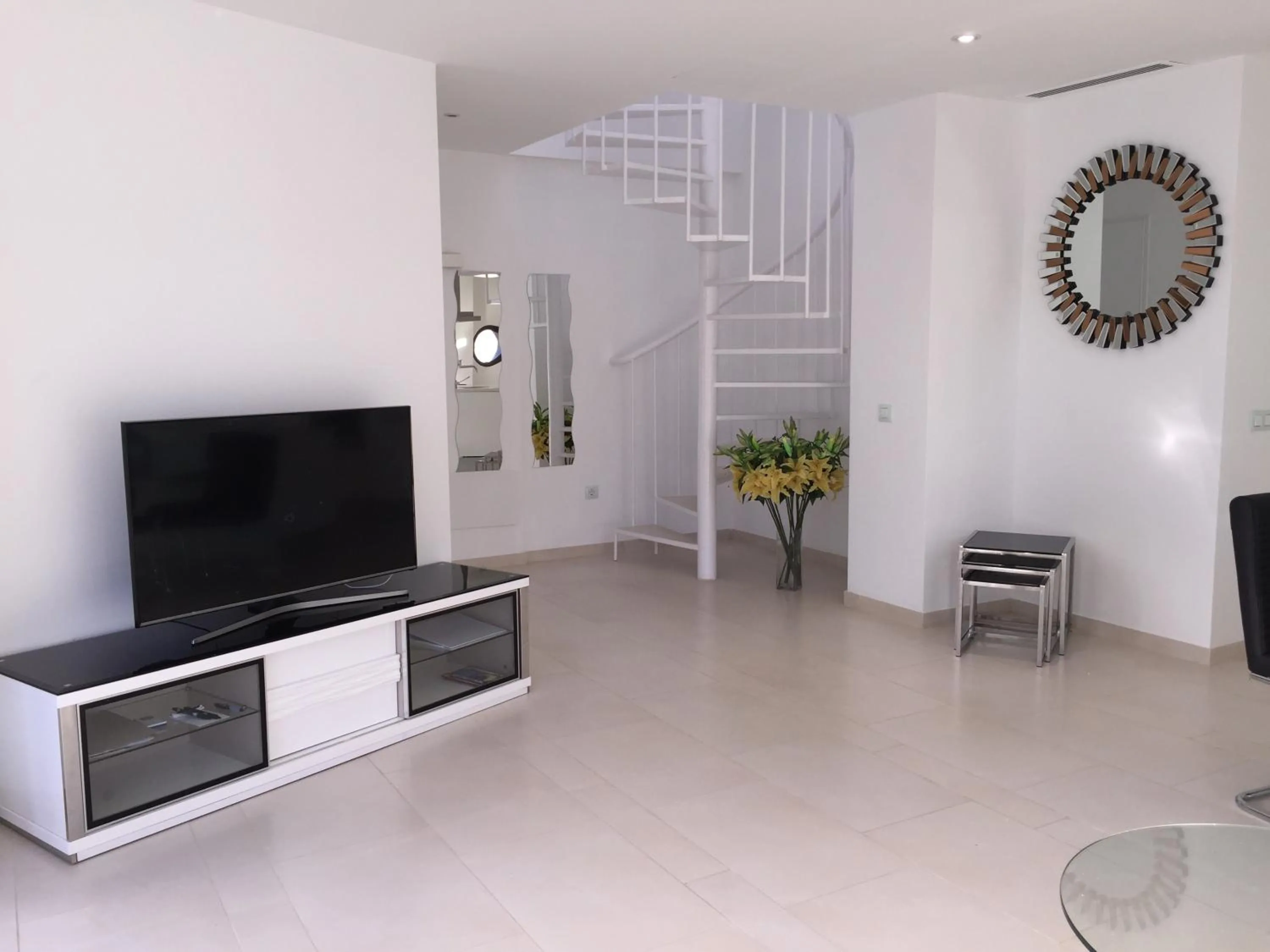 Living room in Penthouse Las Olas
