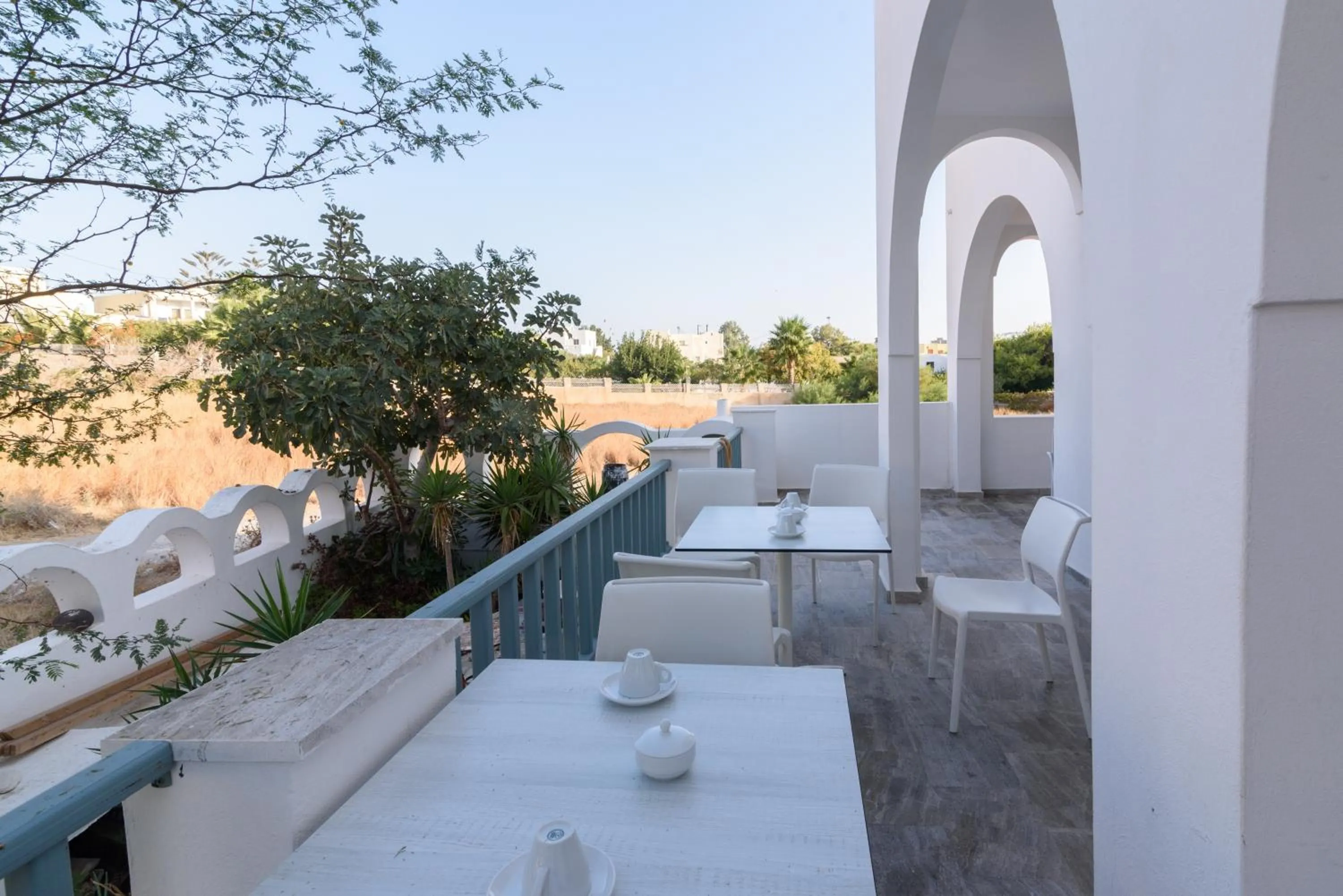 Seating area in Iris Boutique Hotel