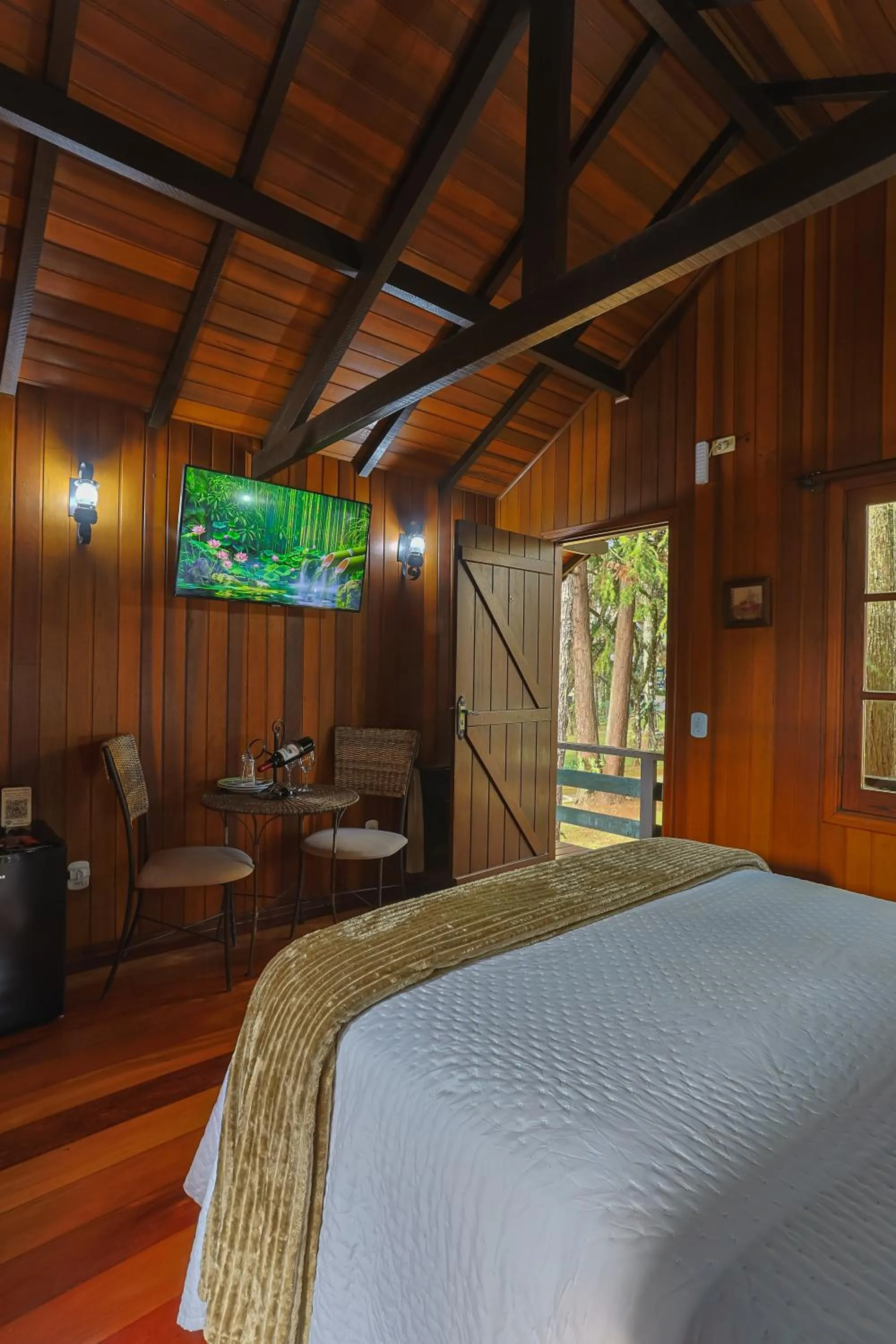 Bedroom, Bed in Pousada & Spa Cantos e Contos