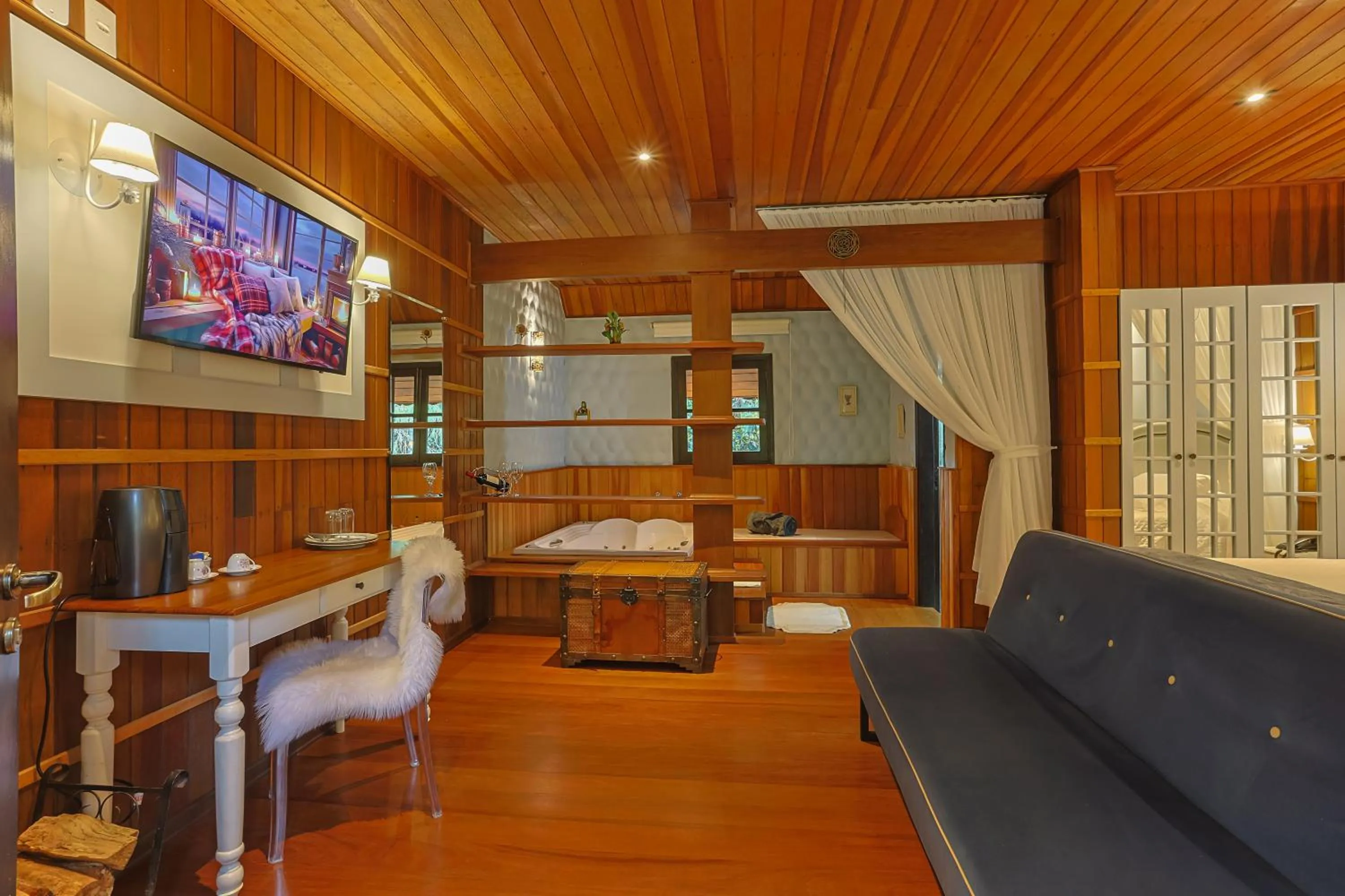 Living room in Pousada & Spa Cantos e Contos