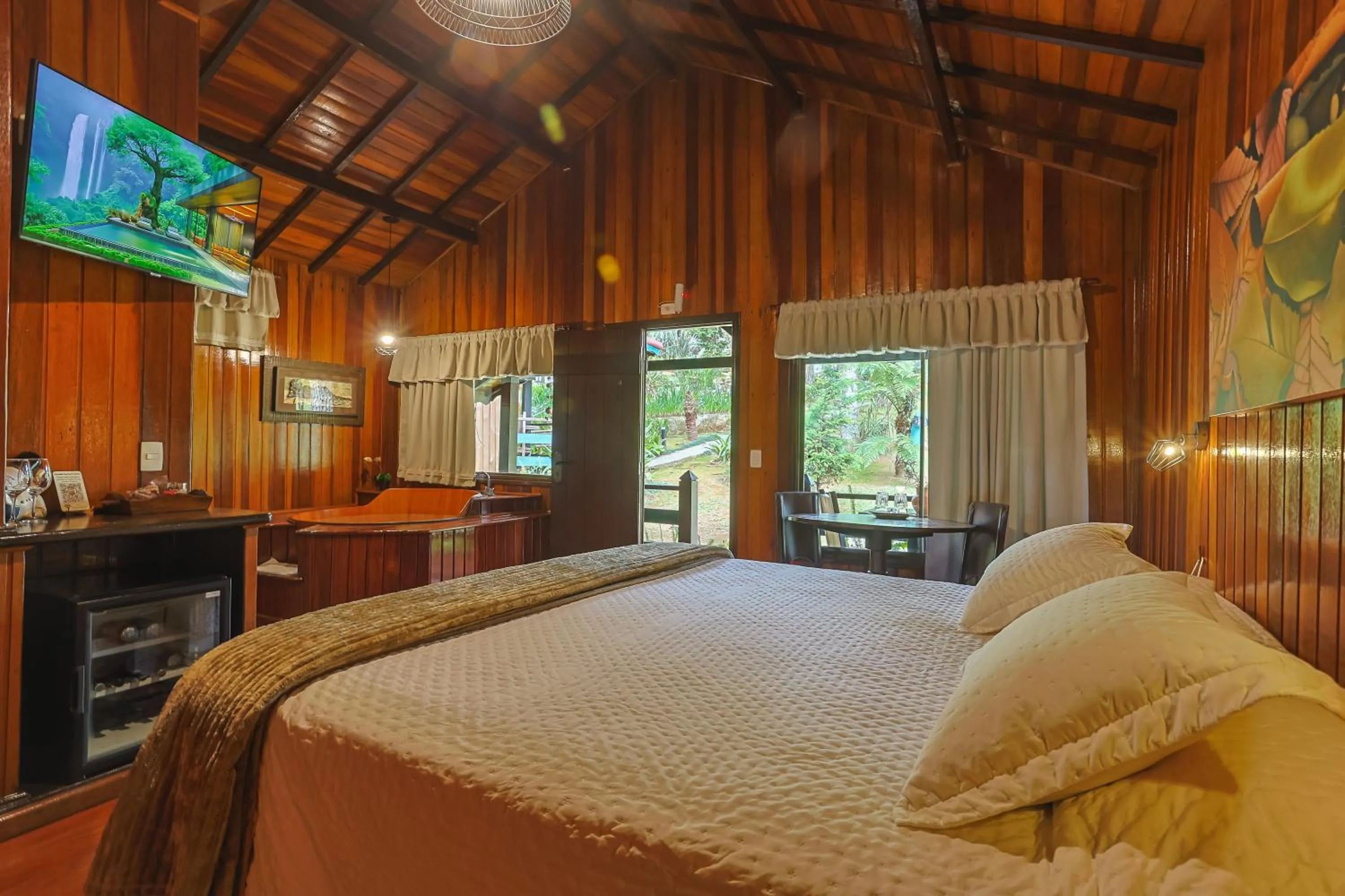 Bedroom, Bed in Pousada & Spa Cantos e Contos