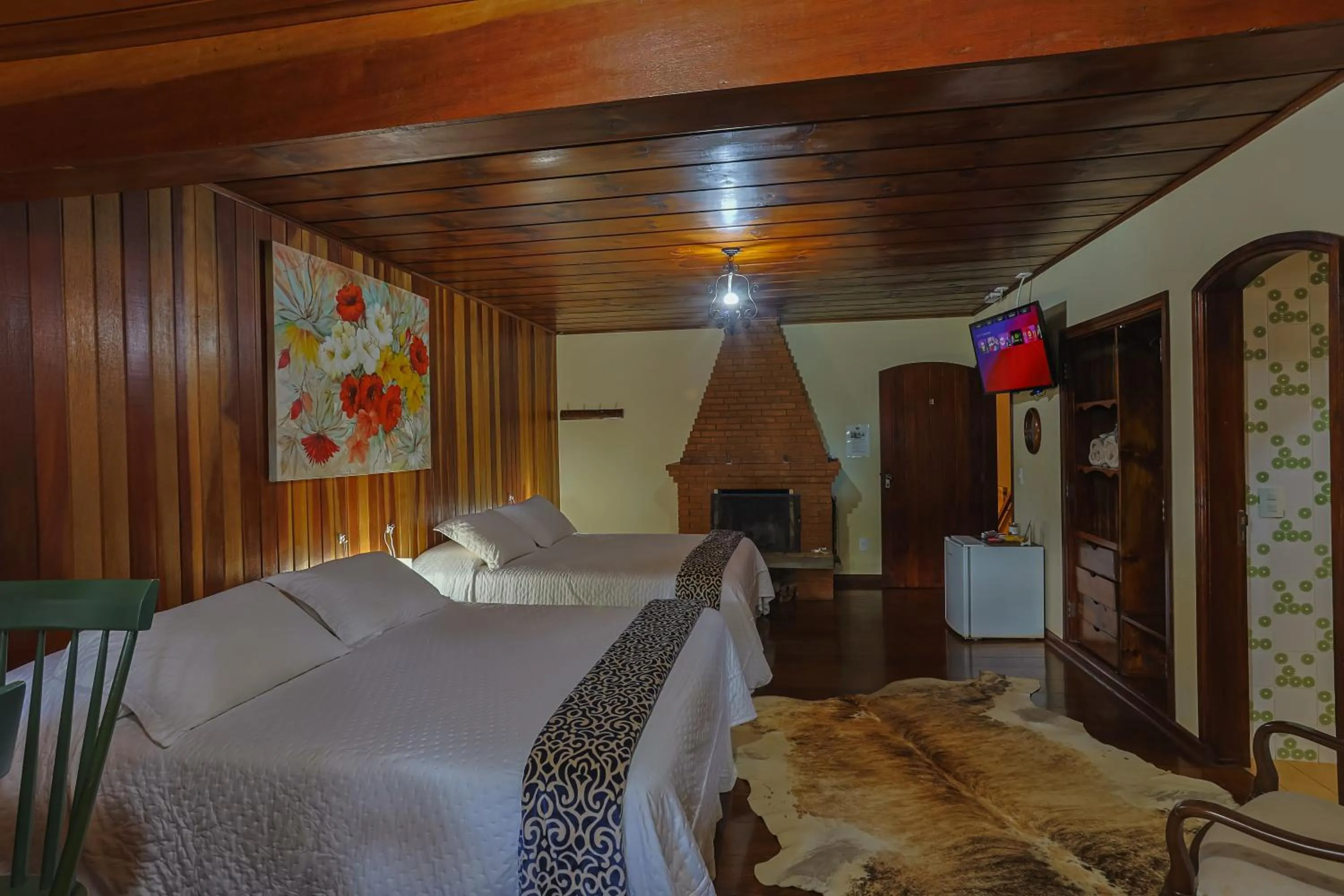 Bedroom, Bed in Pousada & Spa Cantos e Contos