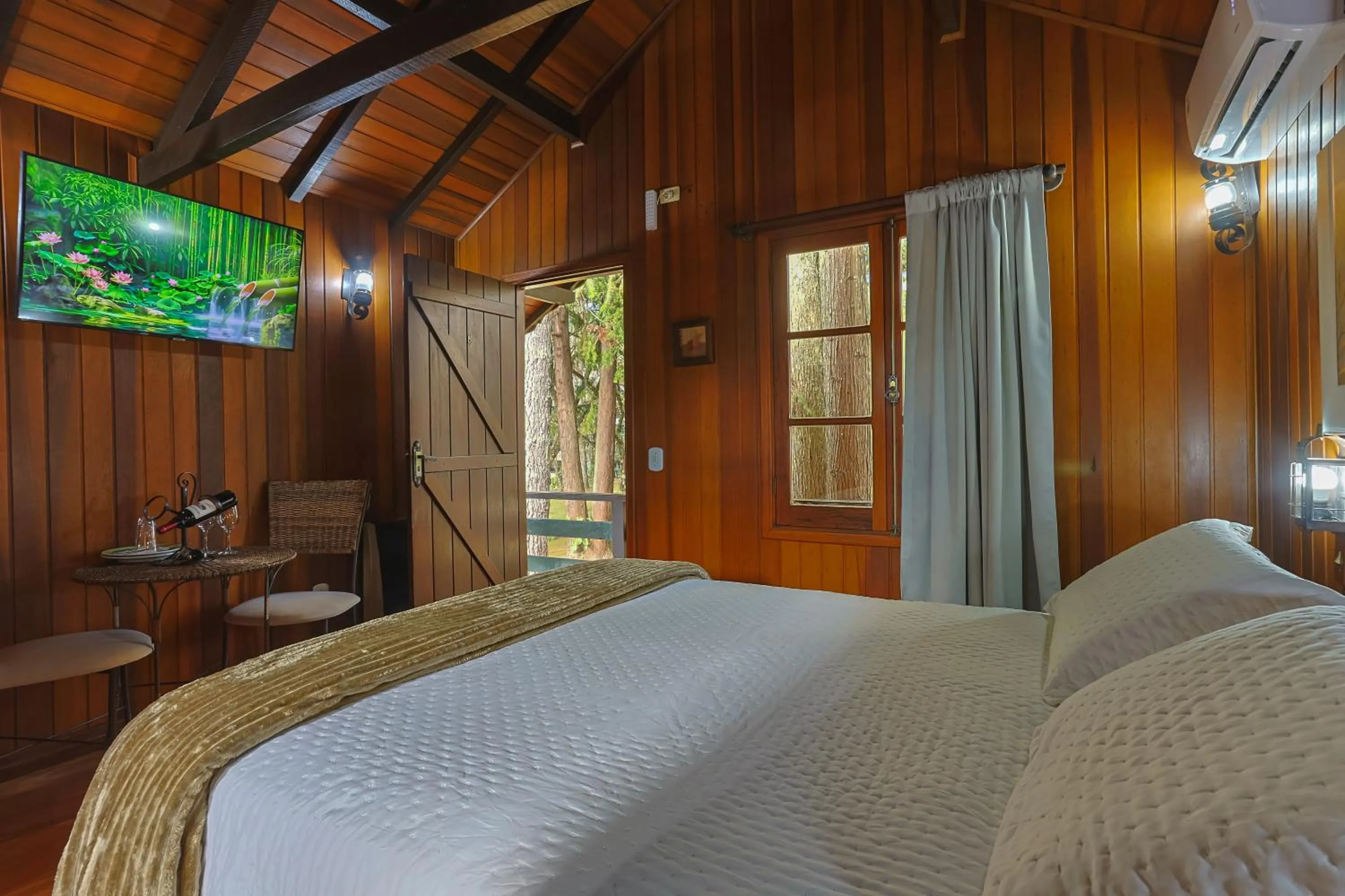 Bedroom, Bed in Pousada & Spa Cantos e Contos