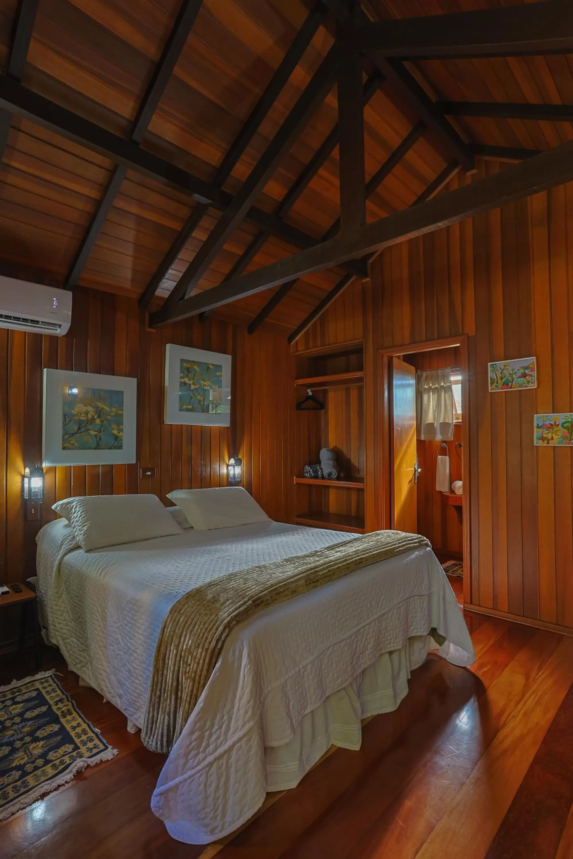 Bedroom, Bed in Pousada & Spa Cantos e Contos