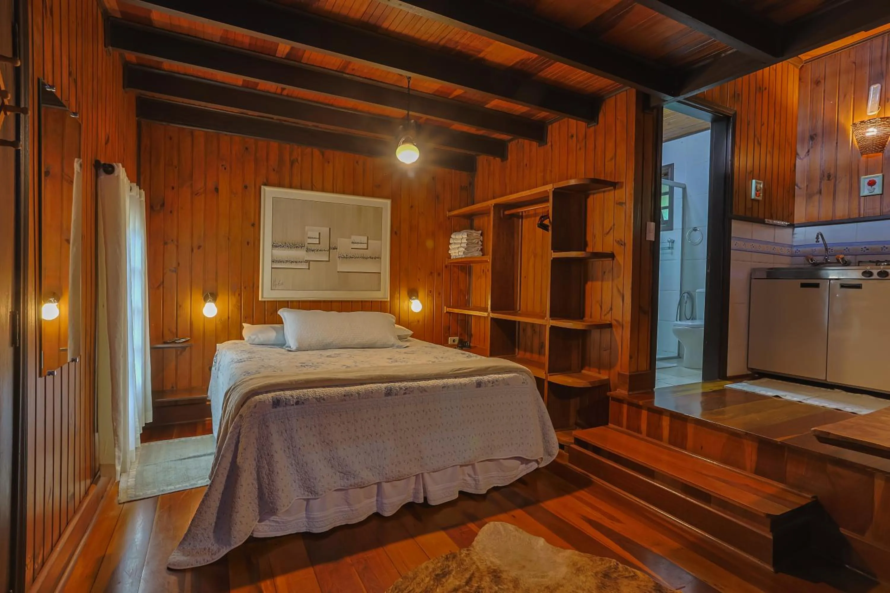 Bedroom, Bed in Pousada & Spa Cantos e Contos