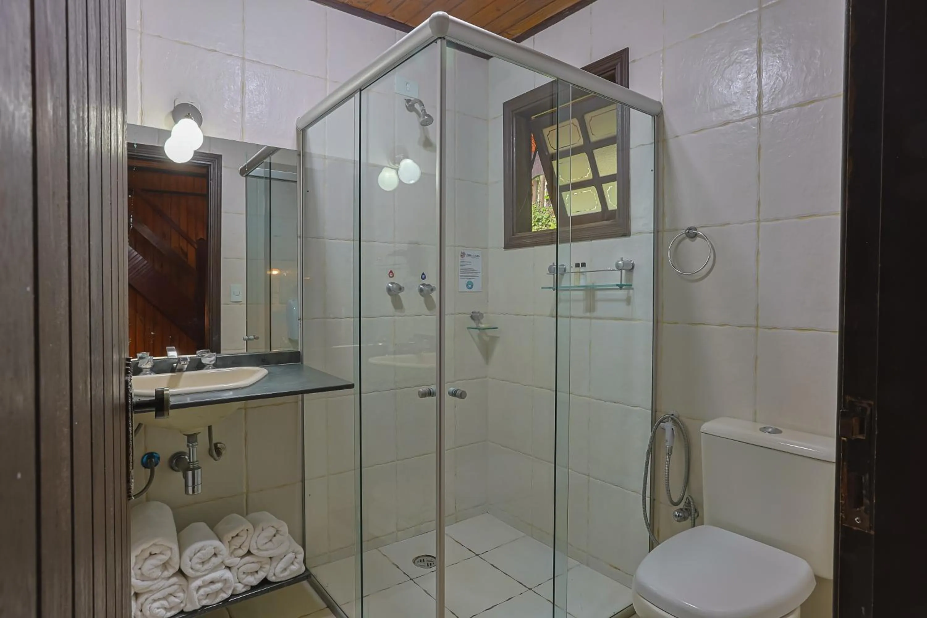 Bathroom in Pousada & Spa Cantos e Contos