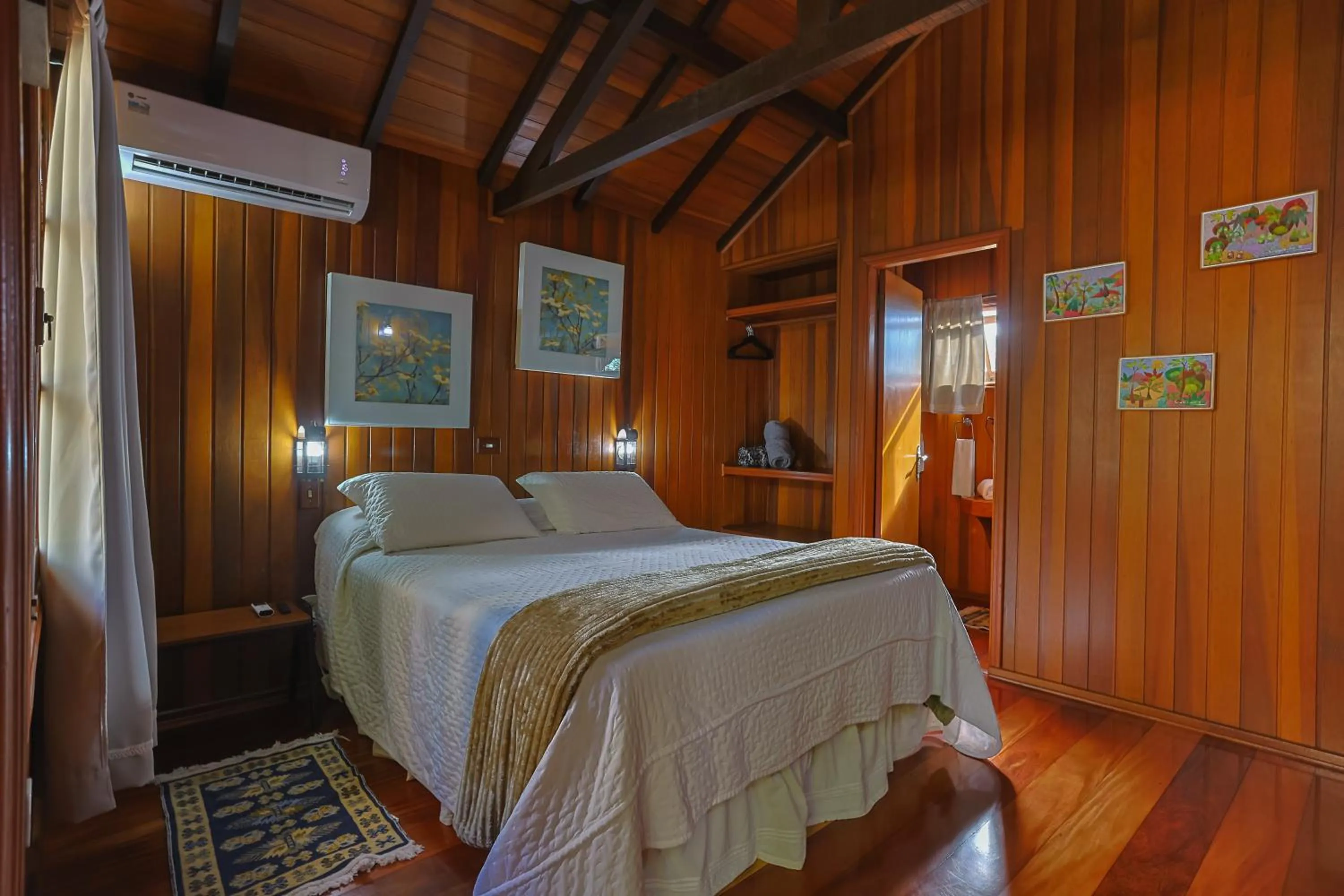 Bedroom, Bed in Pousada & Spa Cantos e Contos