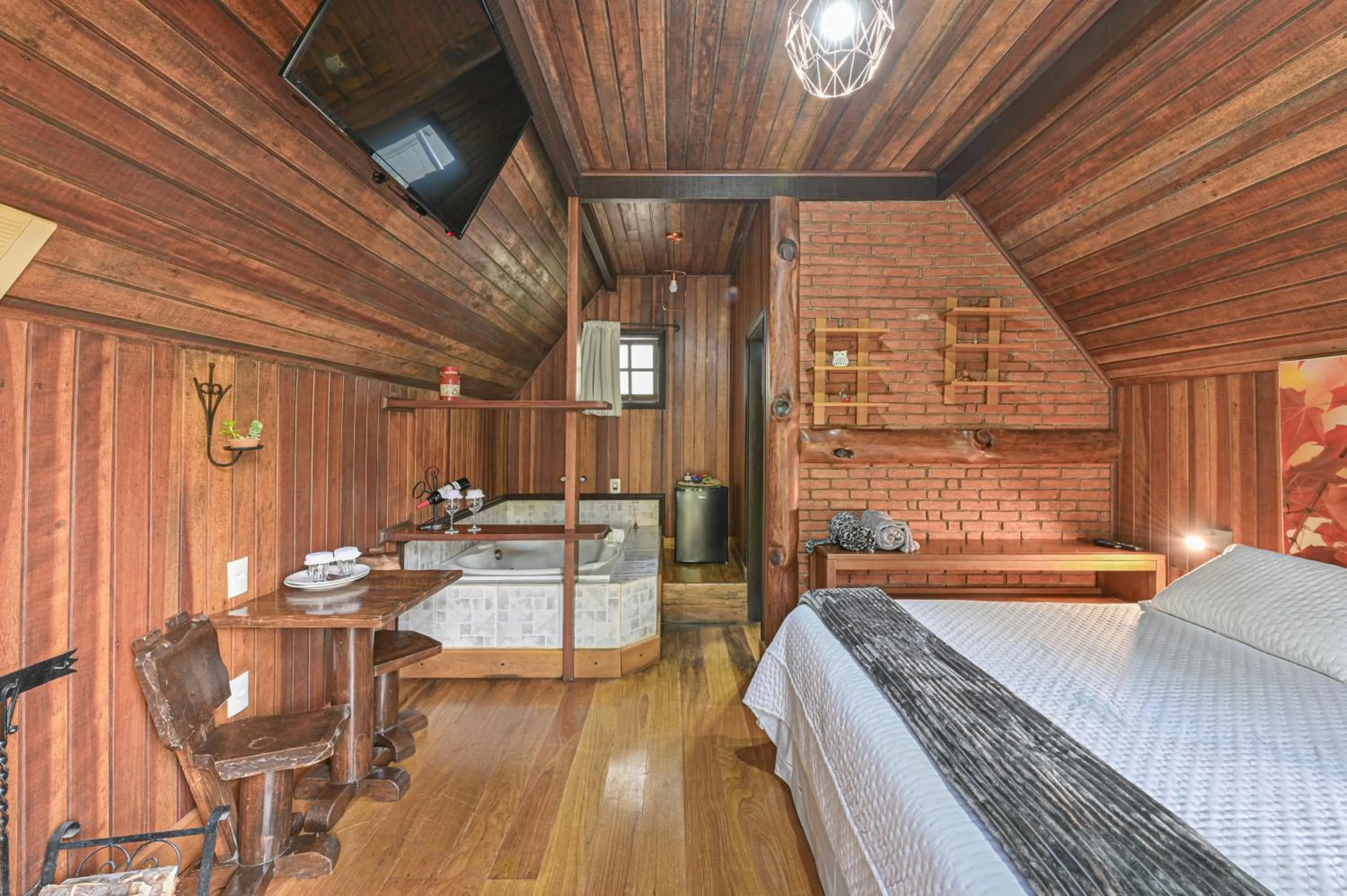 Bedroom, Bed in Pousada & Spa Cantos e Contos