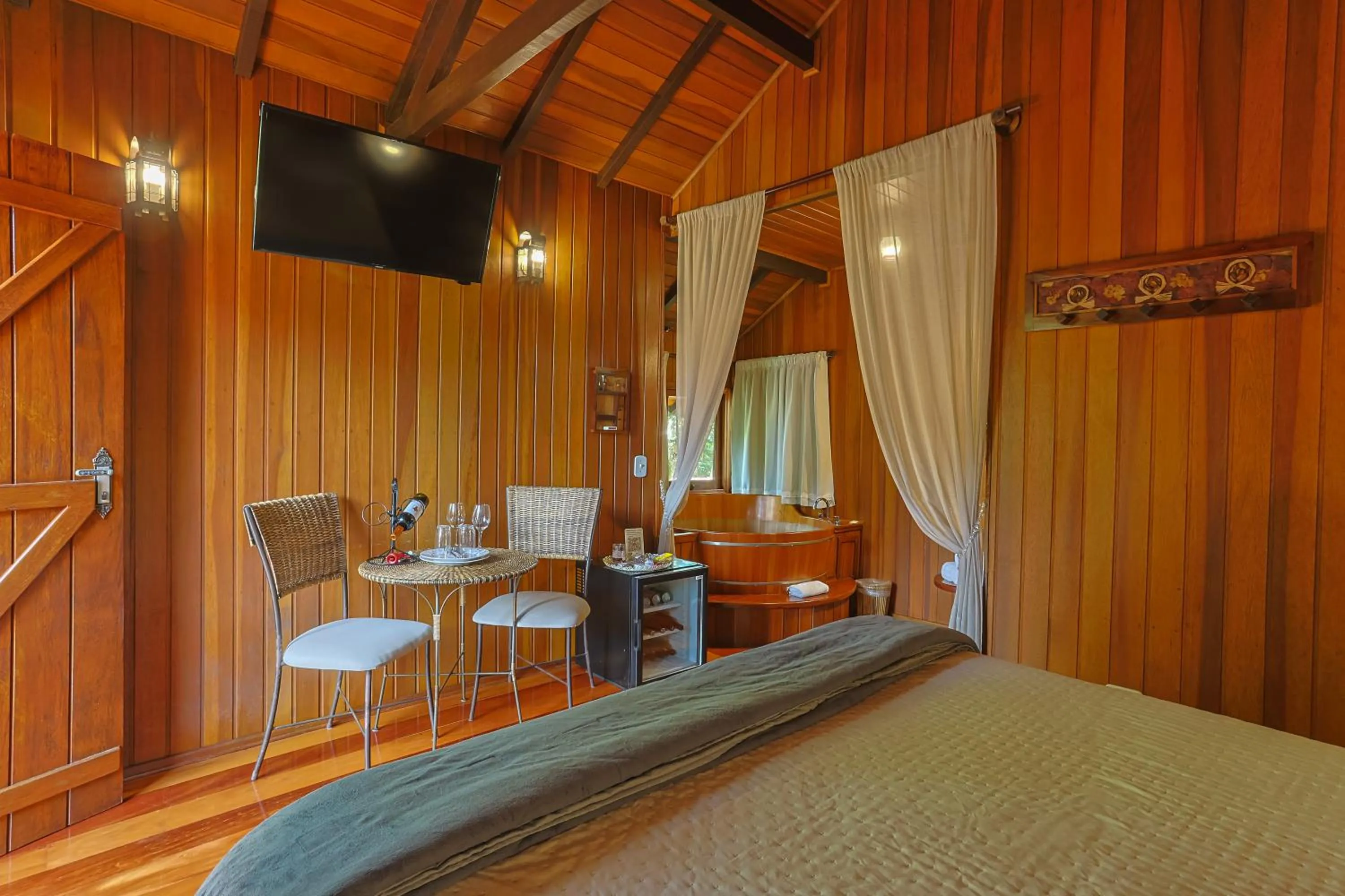 Bedroom, Bed in Pousada & Spa Cantos e Contos