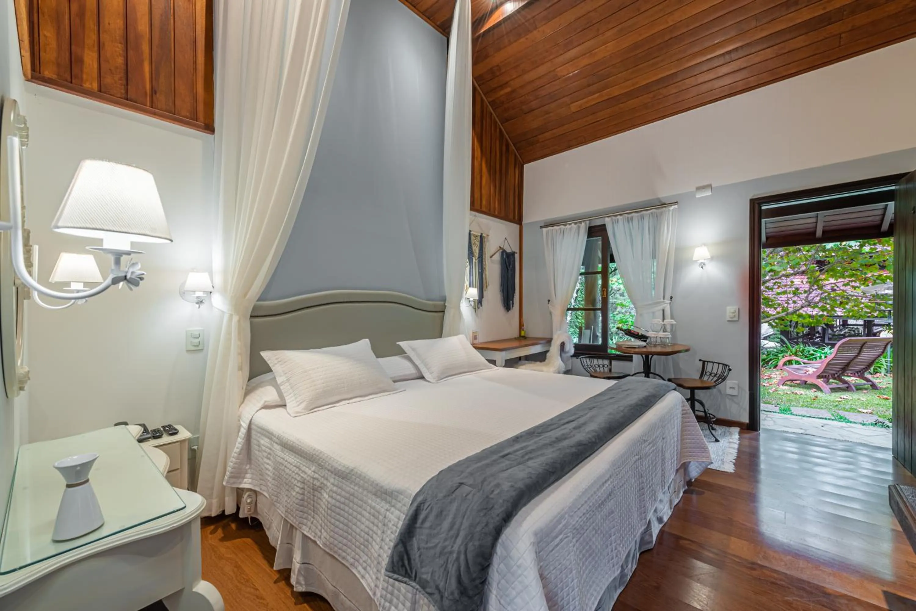 Bed in Pousada & Spa Cantos e Contos