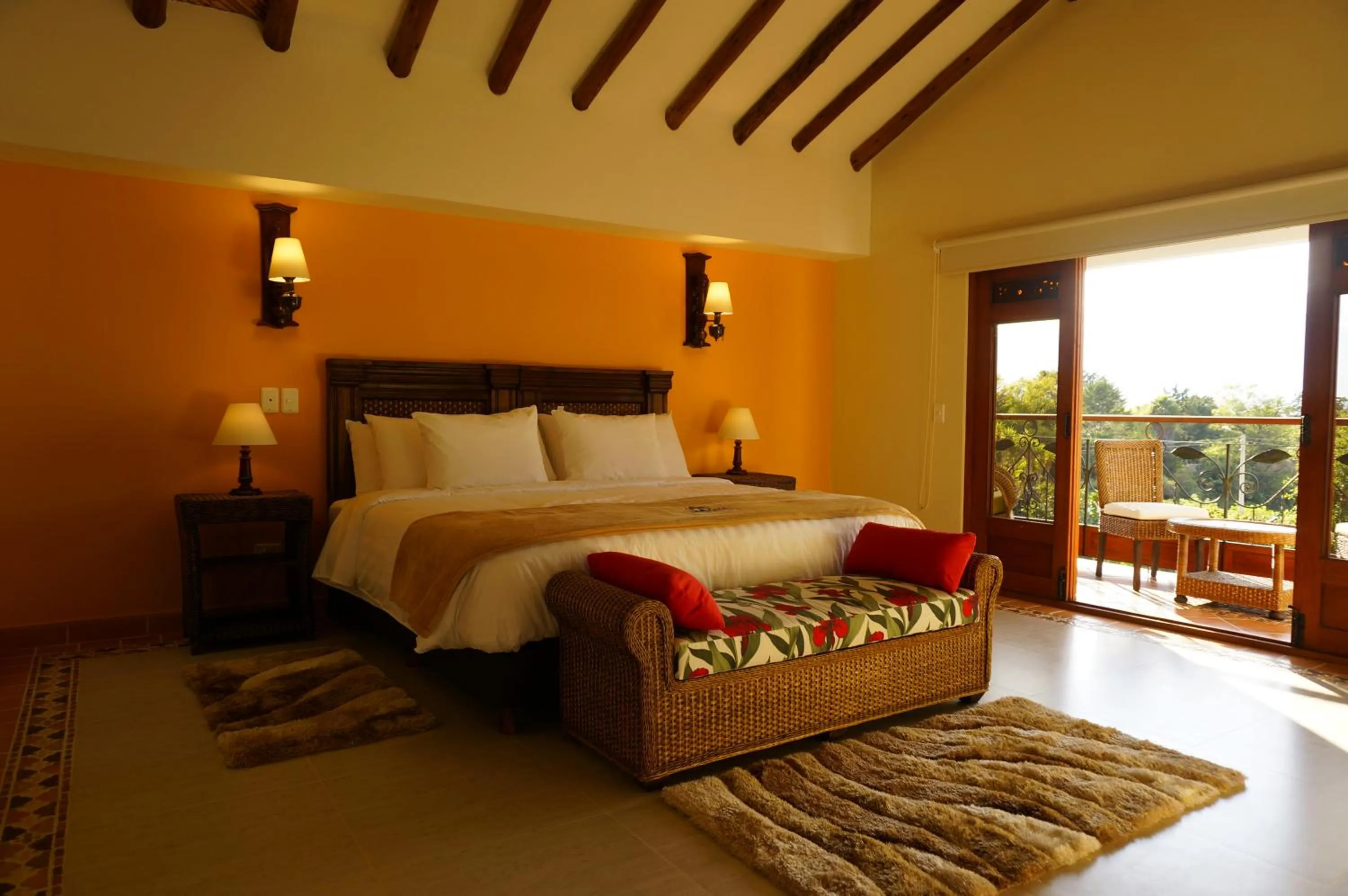 Bed in Hotel Campanario de la Villa