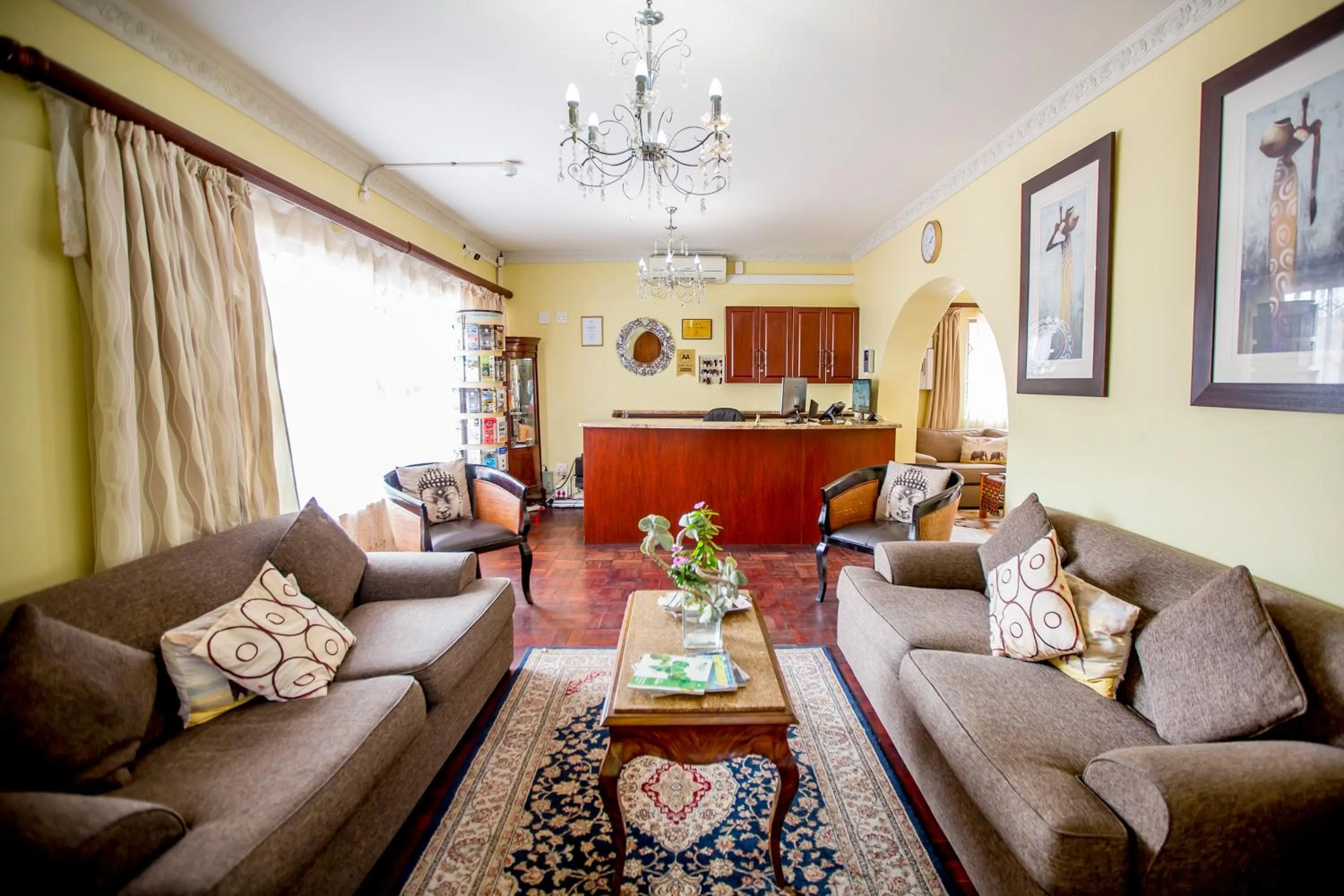 Lobby or reception in Oria Guest House