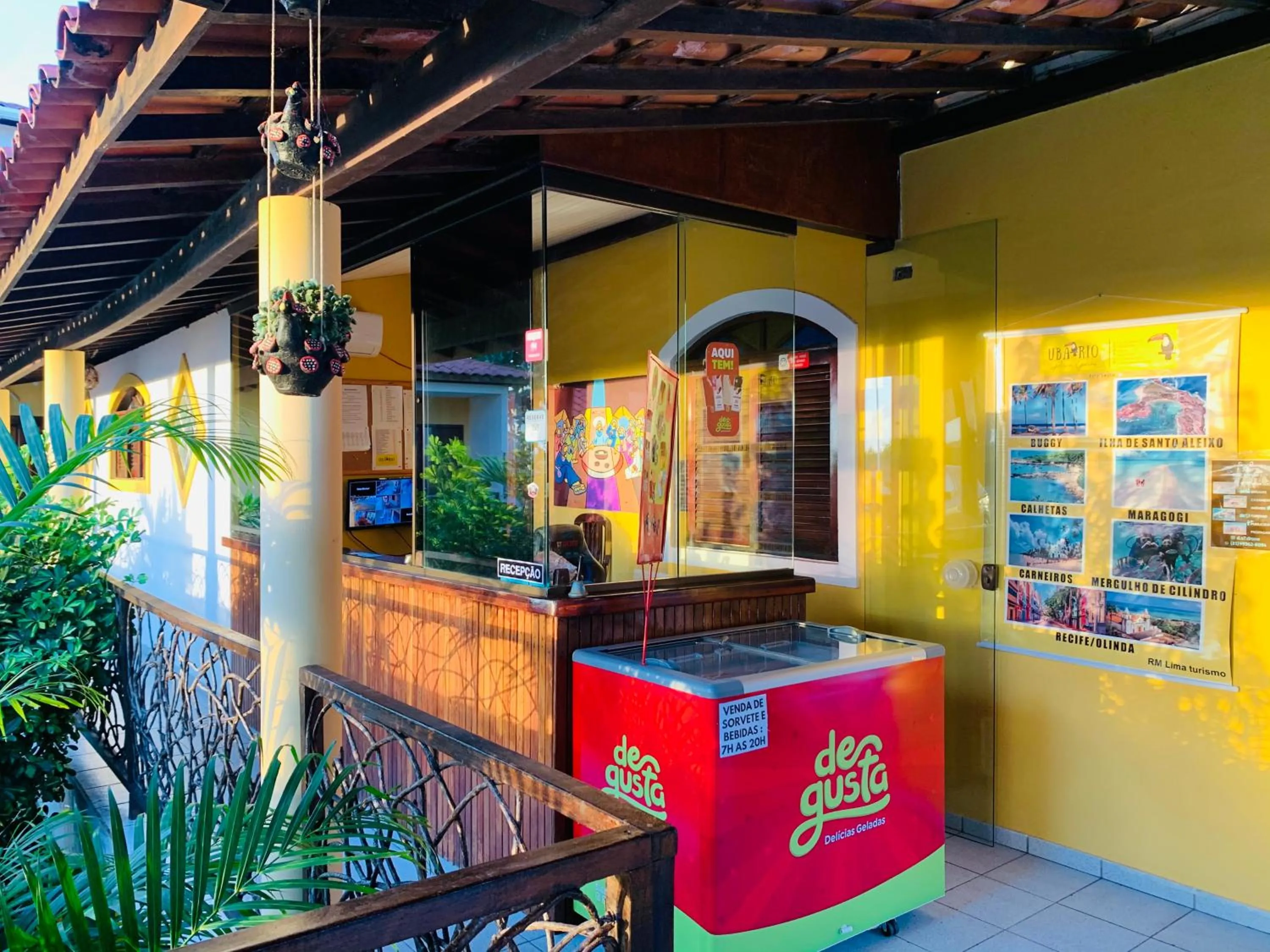 Lobby or reception in Pousada Uba-Rio Porto de Galinhas