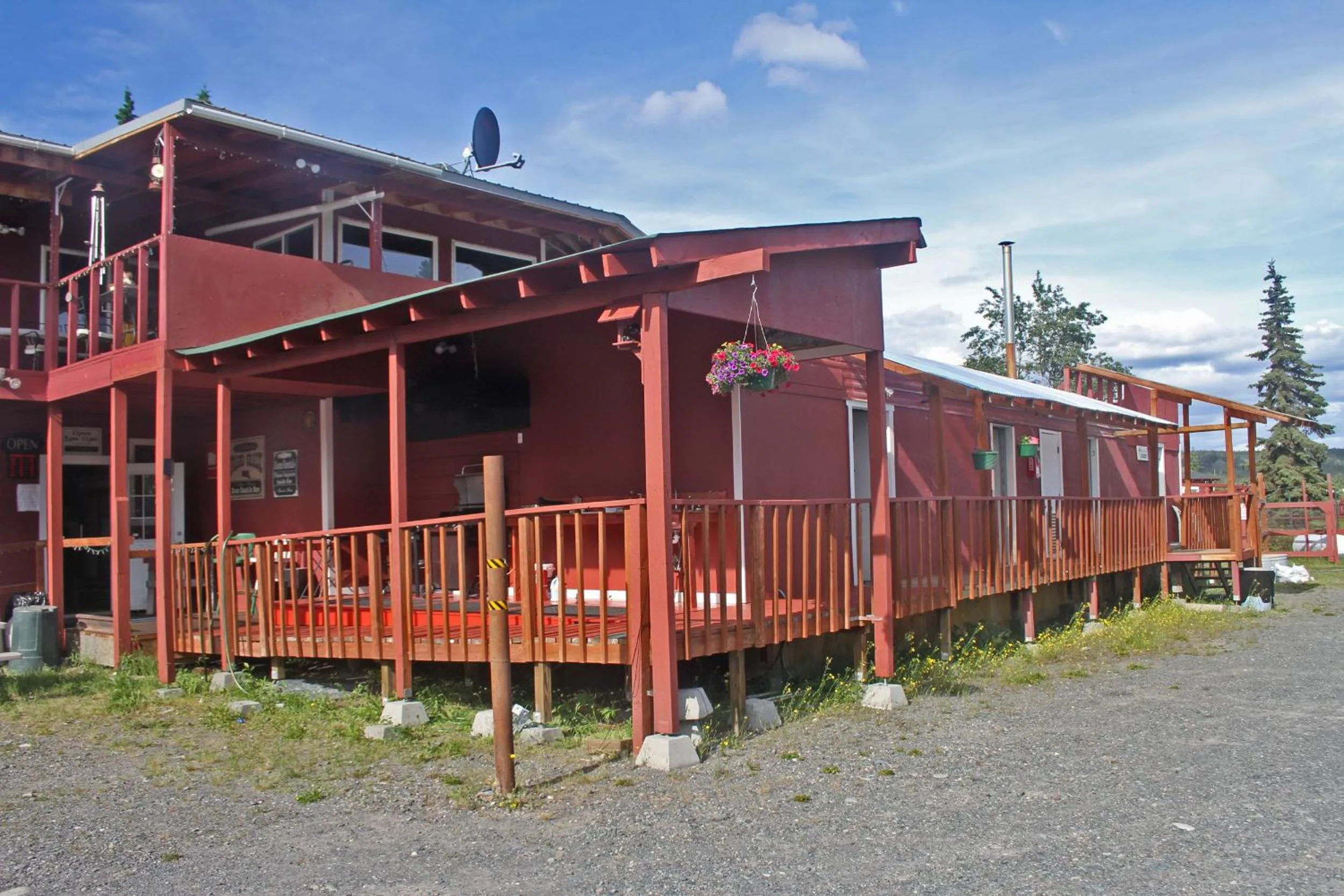 Communal kitchen in Nicolai's Mine Camp