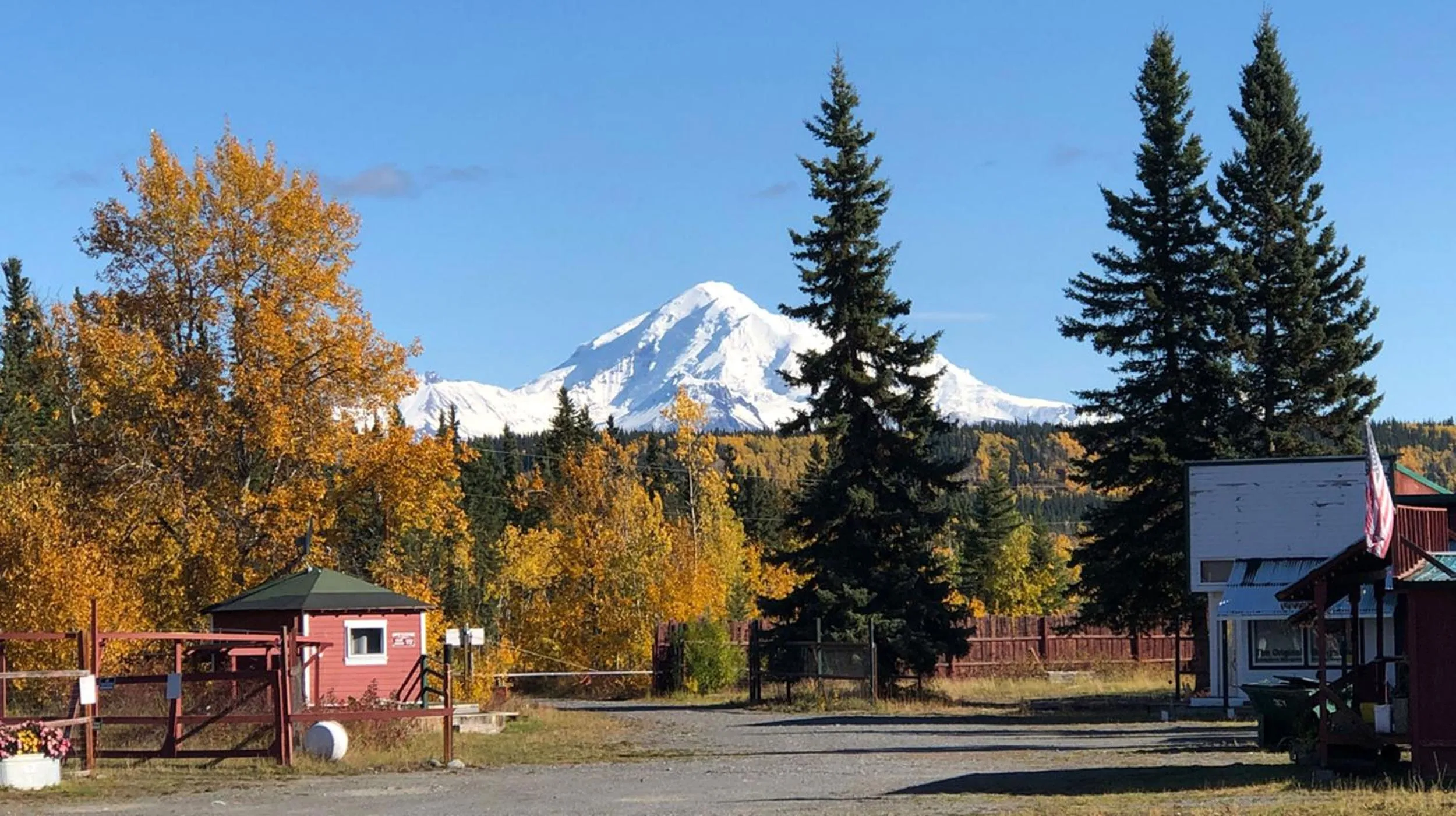 Natural landscape in Nicolai's Mine Camp