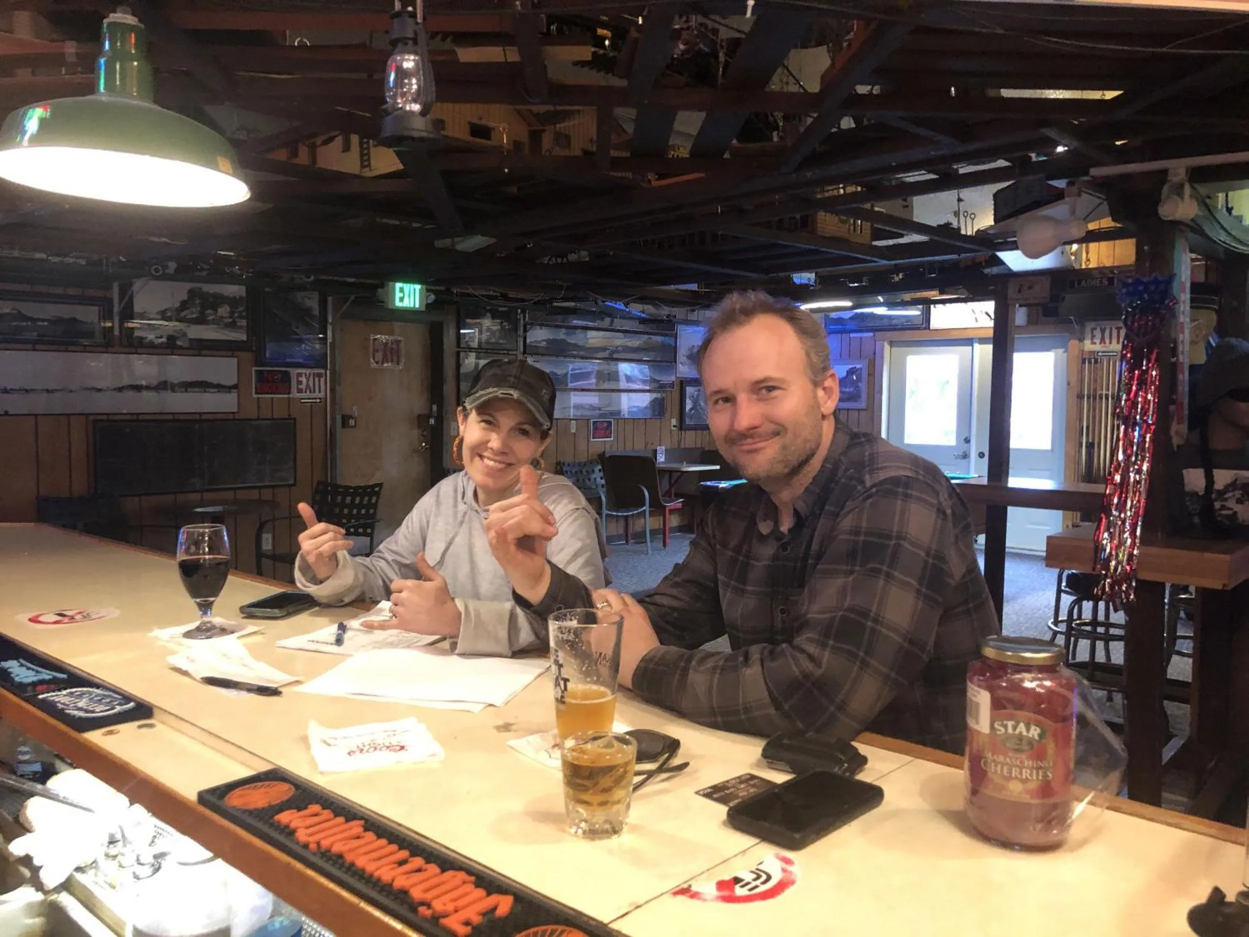 Lounge or bar in Nicolai's Mine Camp