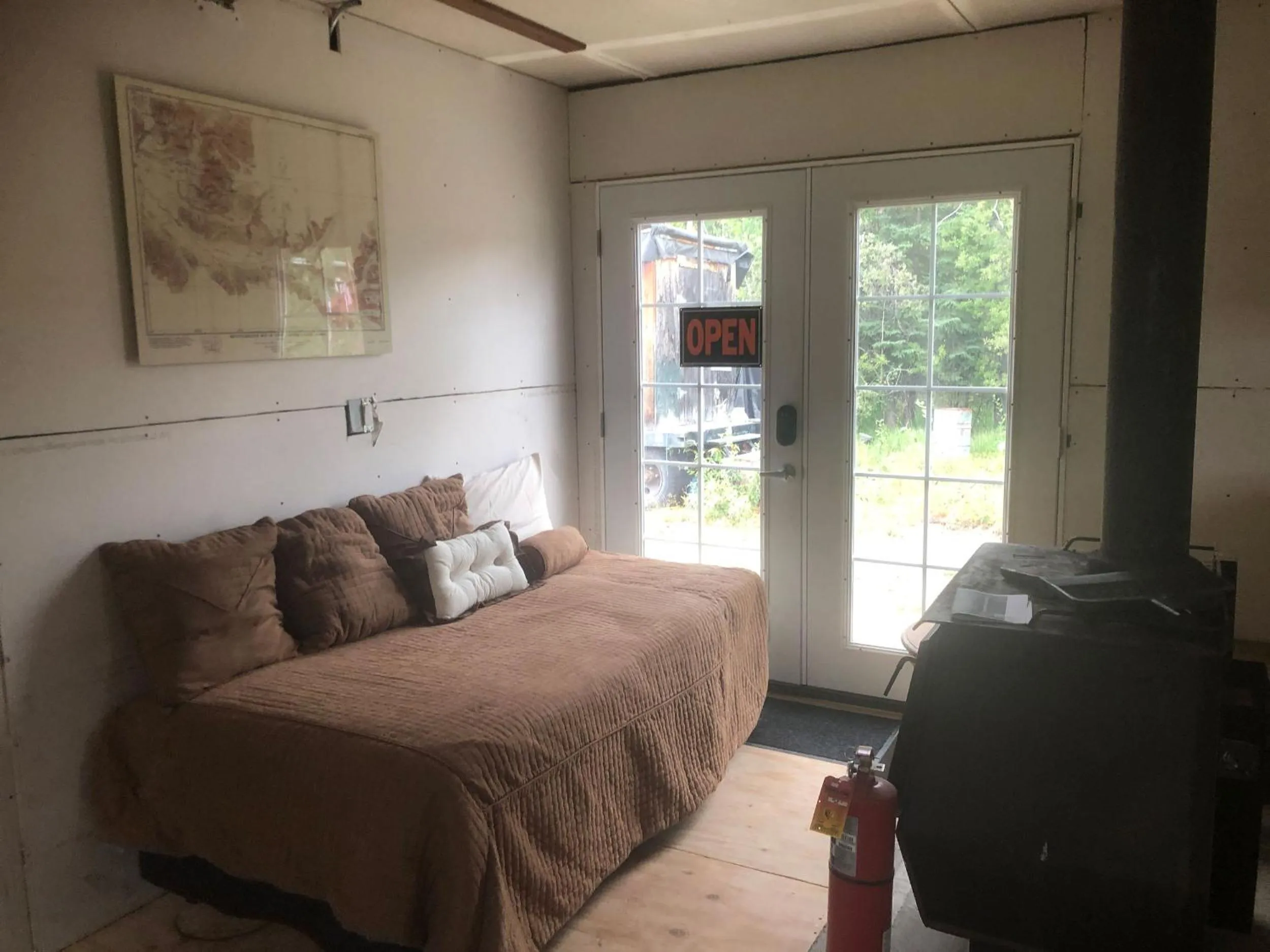 Bed in Nicolai's Mine Camp