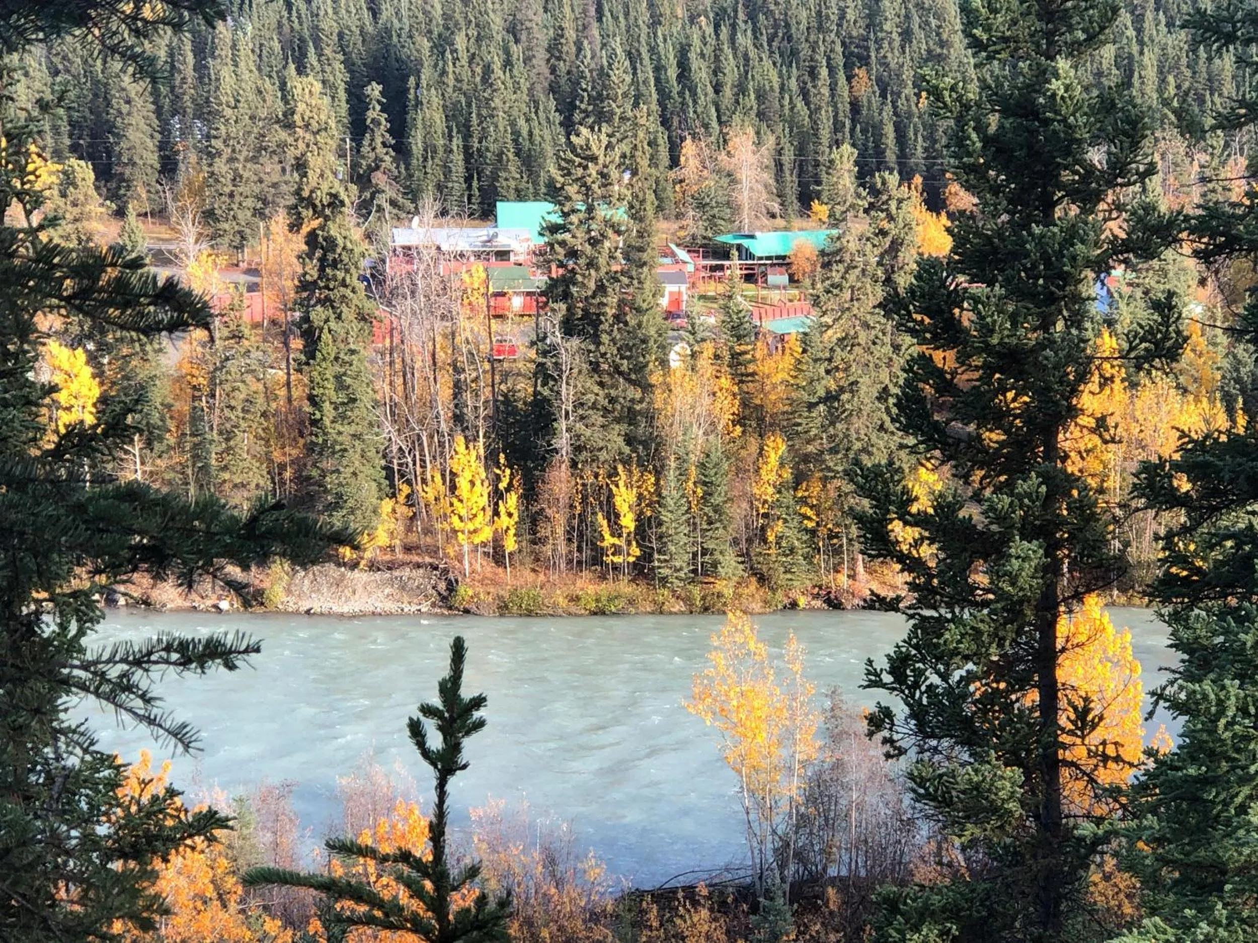 Natural landscape in Nicolai's Mine Camp