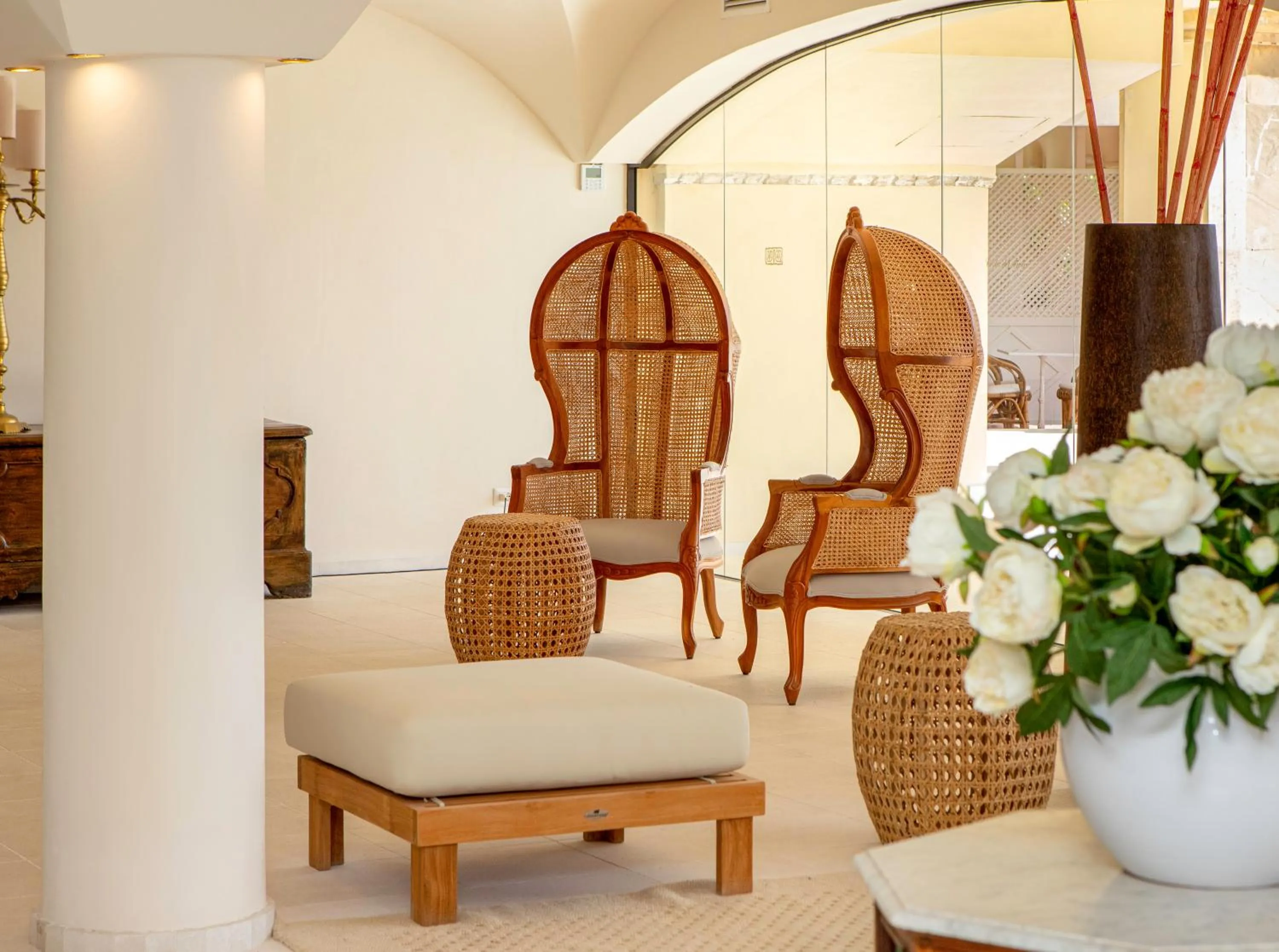 Lobby or reception in Hotel Costa dei Fiori