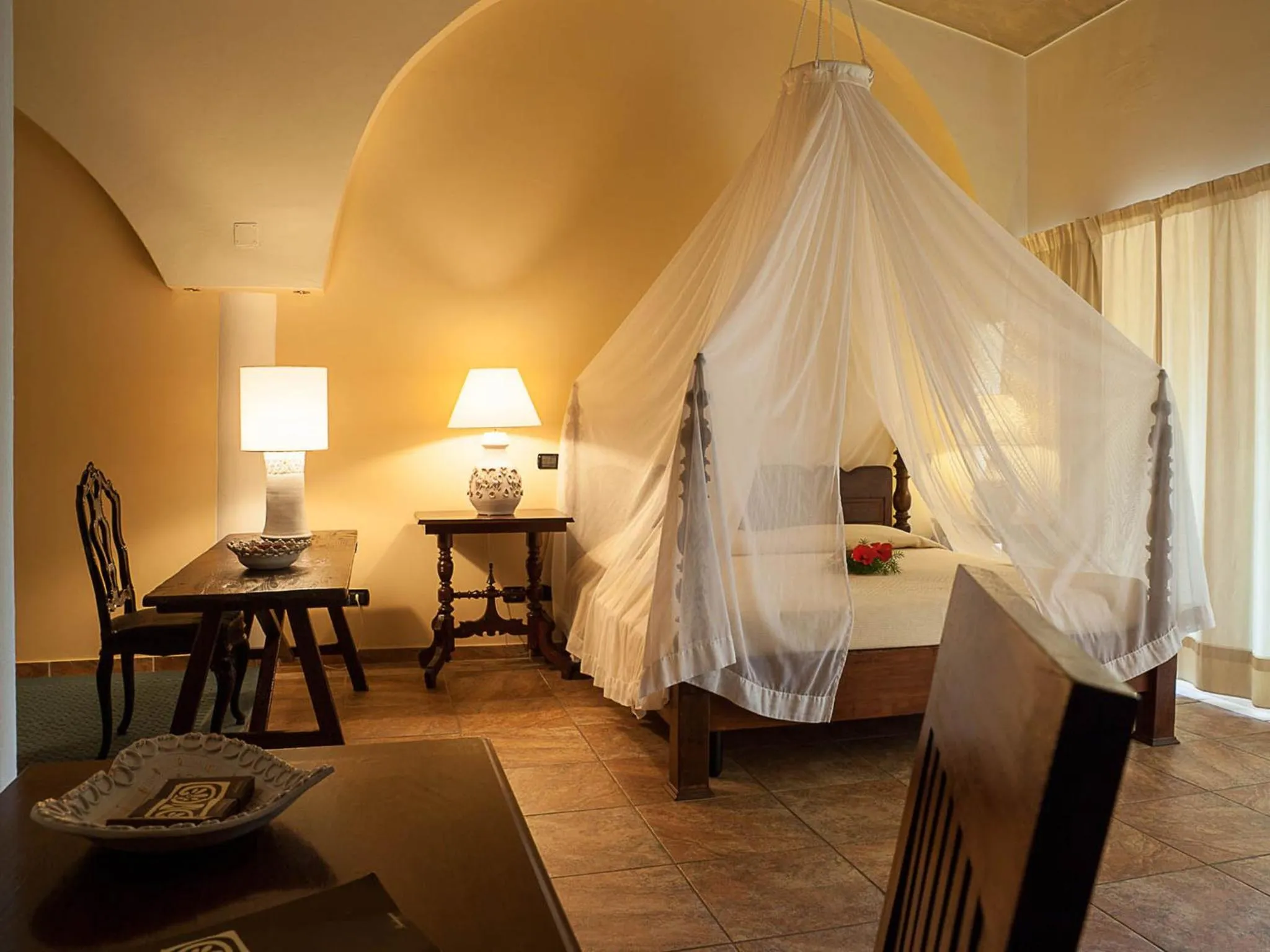 Bed in Hotel Costa dei Fiori