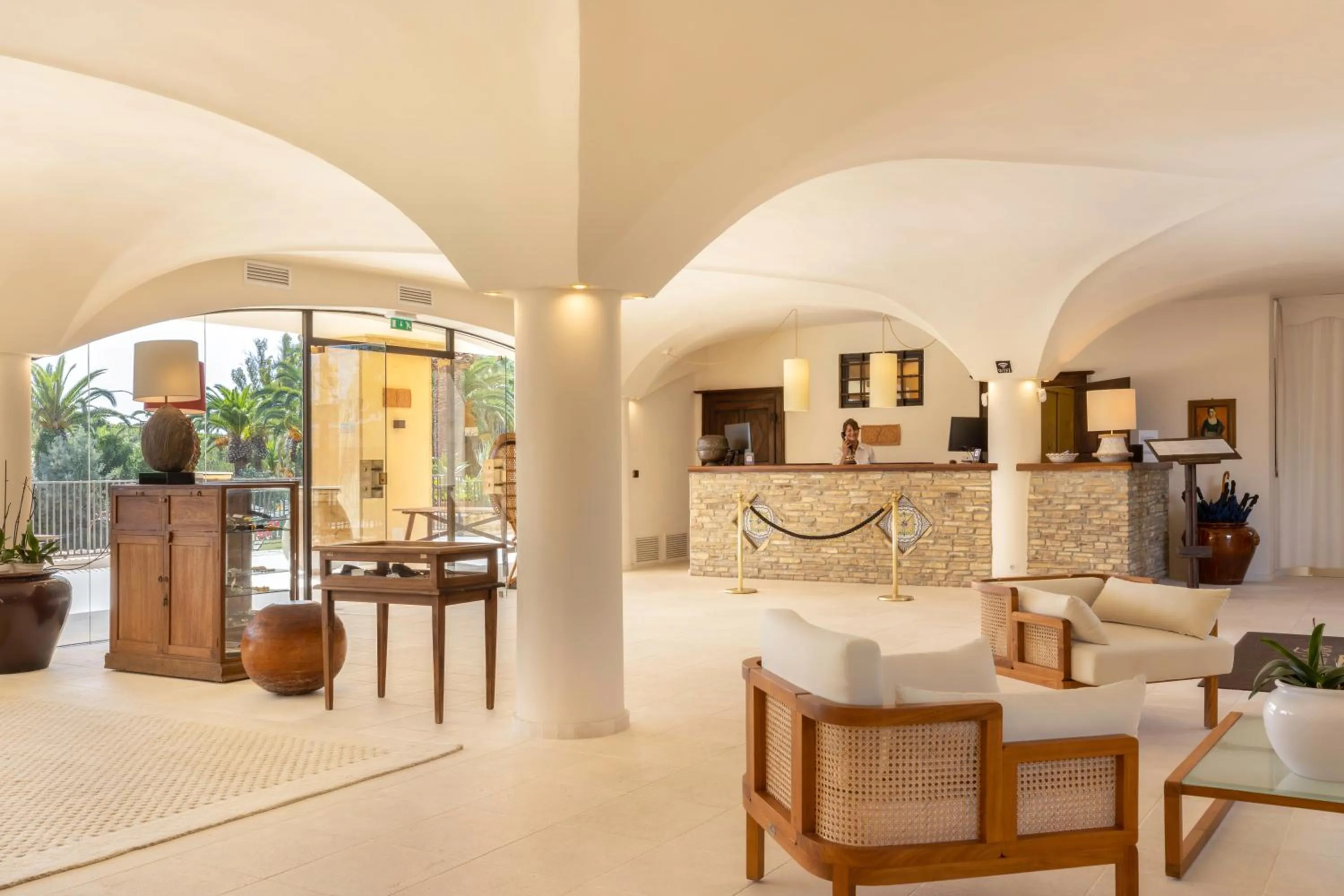Lobby or reception in Hotel Costa dei Fiori