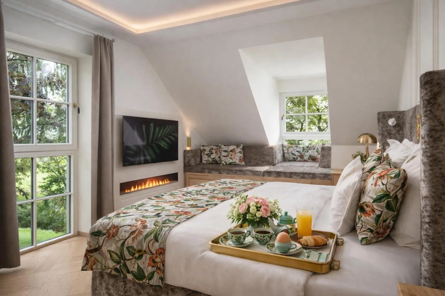 Photo of the whole room, Bed in SCHLOSSRESIDENZ - Boutique Apartments & Hotel Suiten