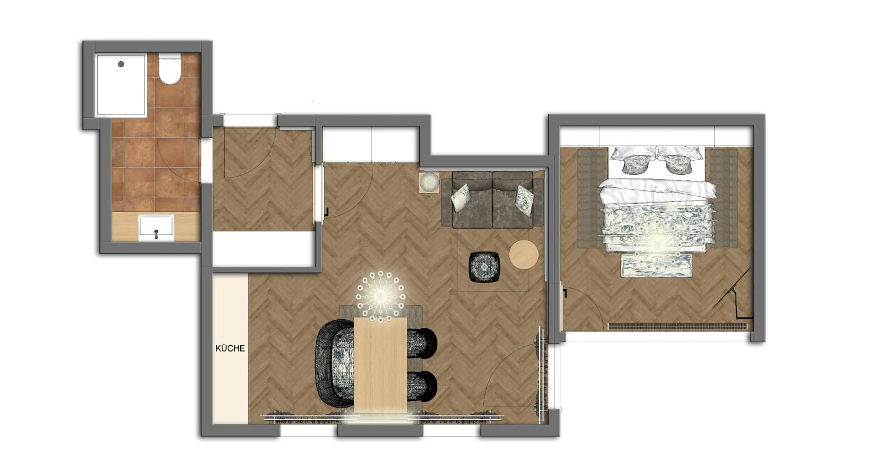 Floor plan in SCHLOSSRESIDENZ - Boutique Apartments & Hotel Suiten