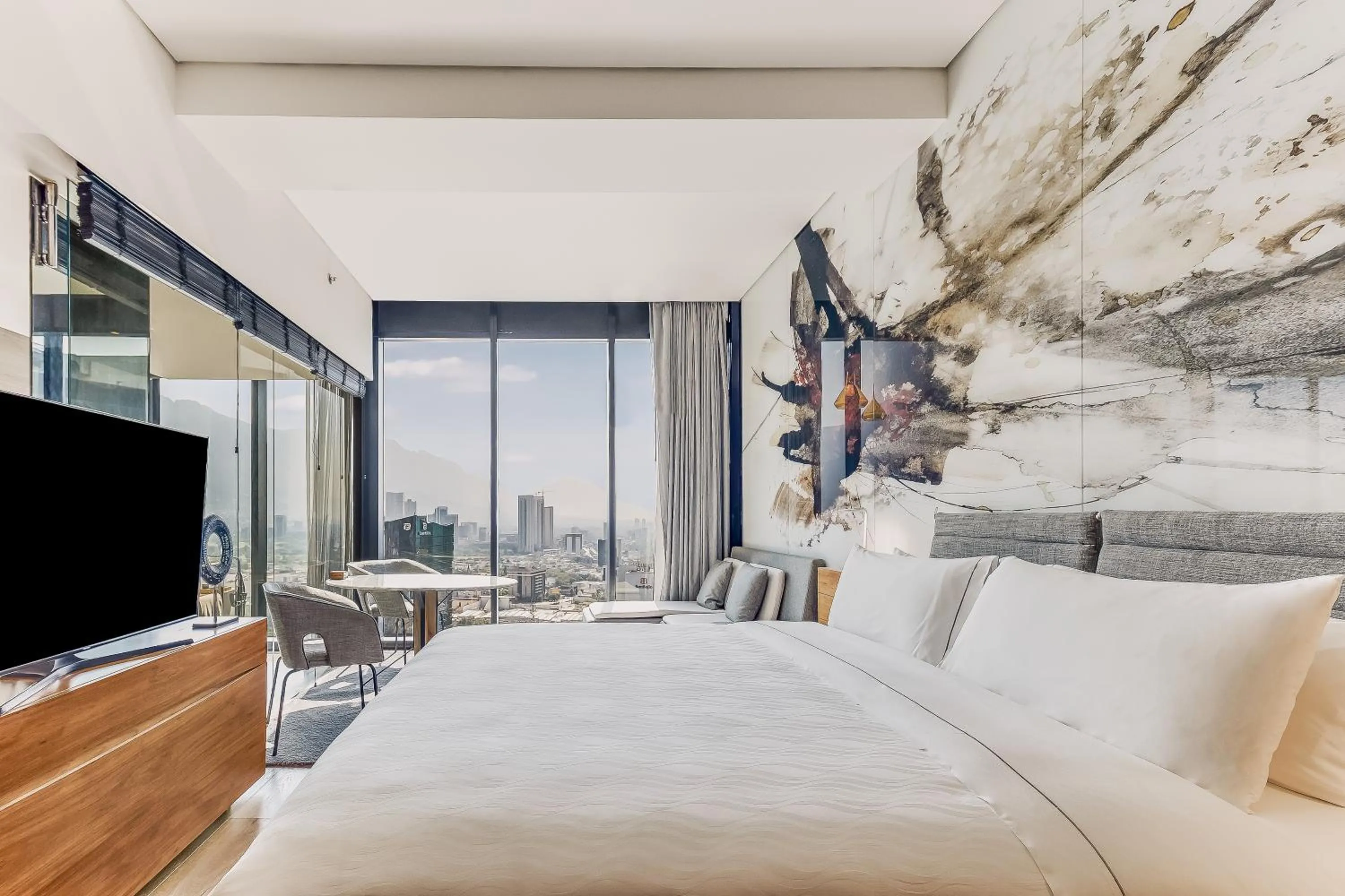 Bedroom, Bed in Live Aqua Monterrey