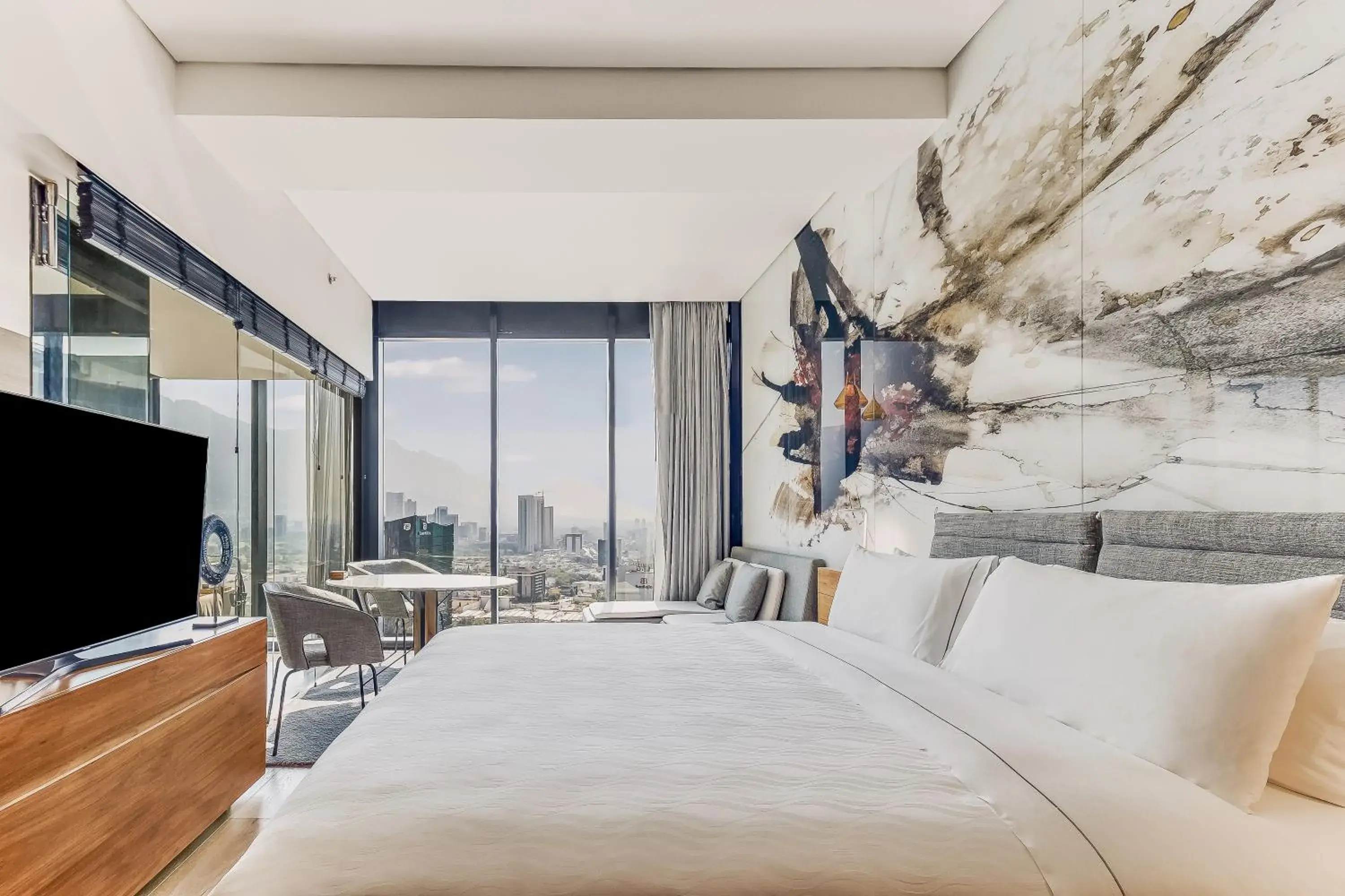 Bedroom, Bed in Live Aqua Monterrey Bedroom, Bed in Live Aqua Monterrey