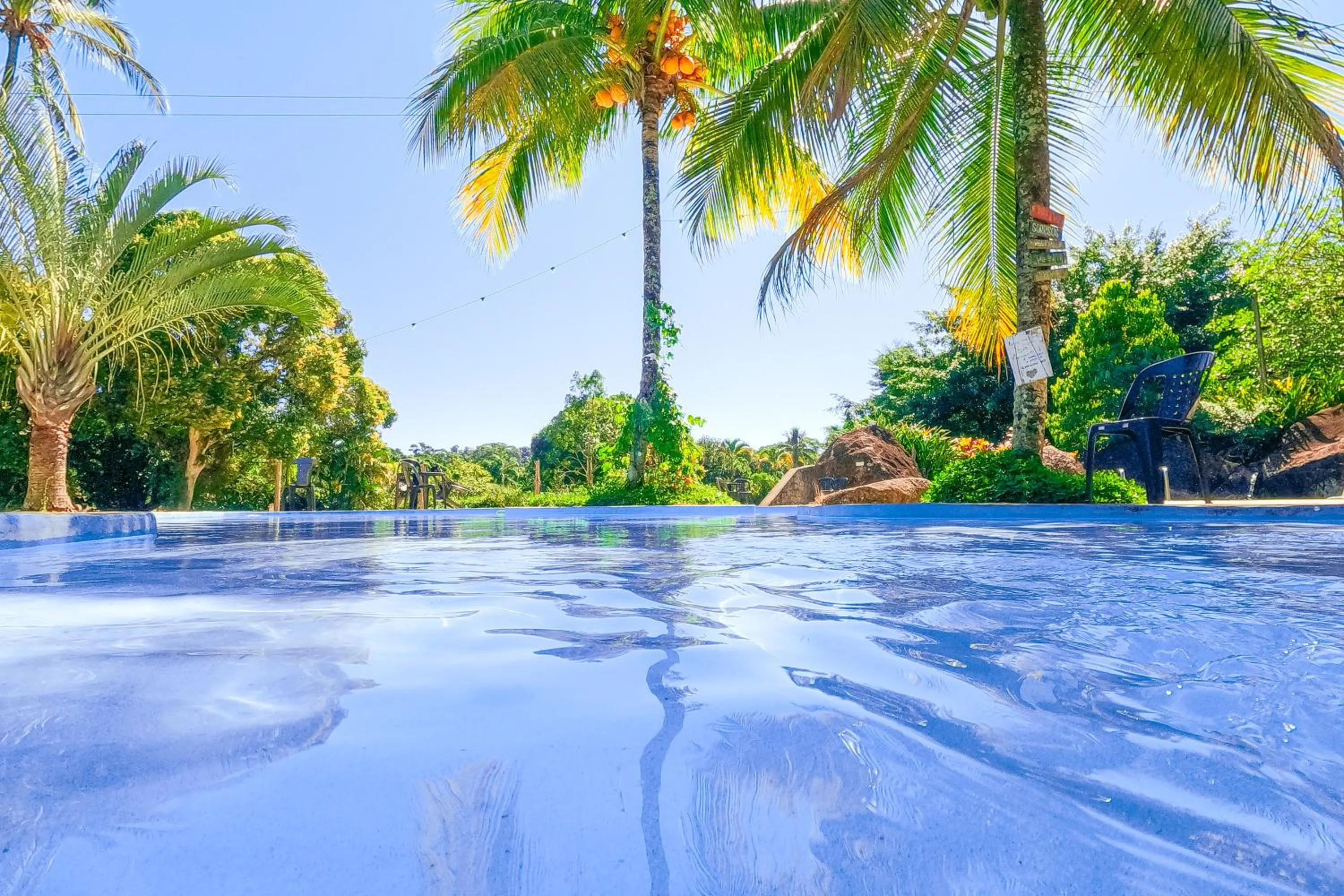 Swimming pool in Camping & Cabanas Ilhabela