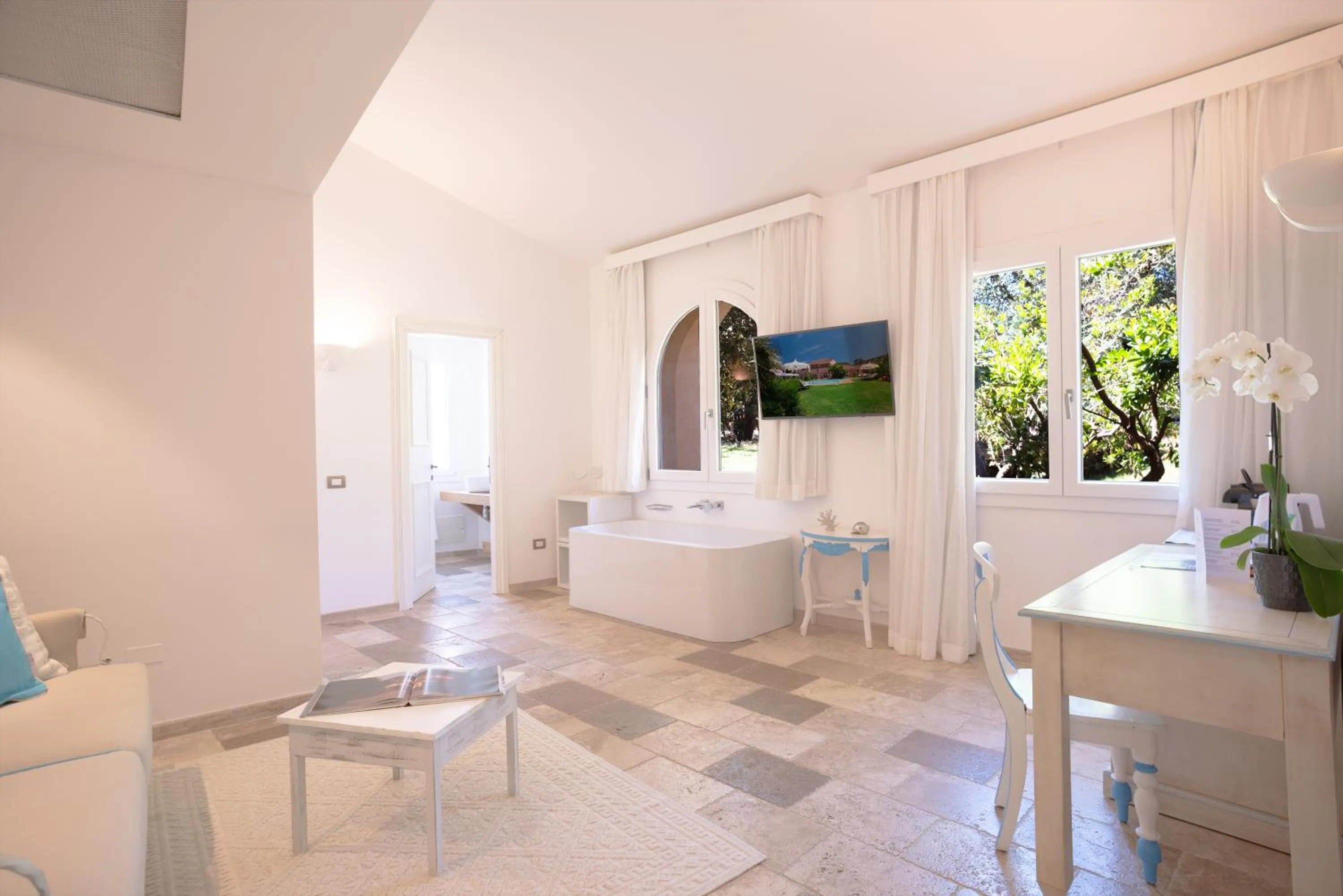 Living room in Hotel Cala Caterina