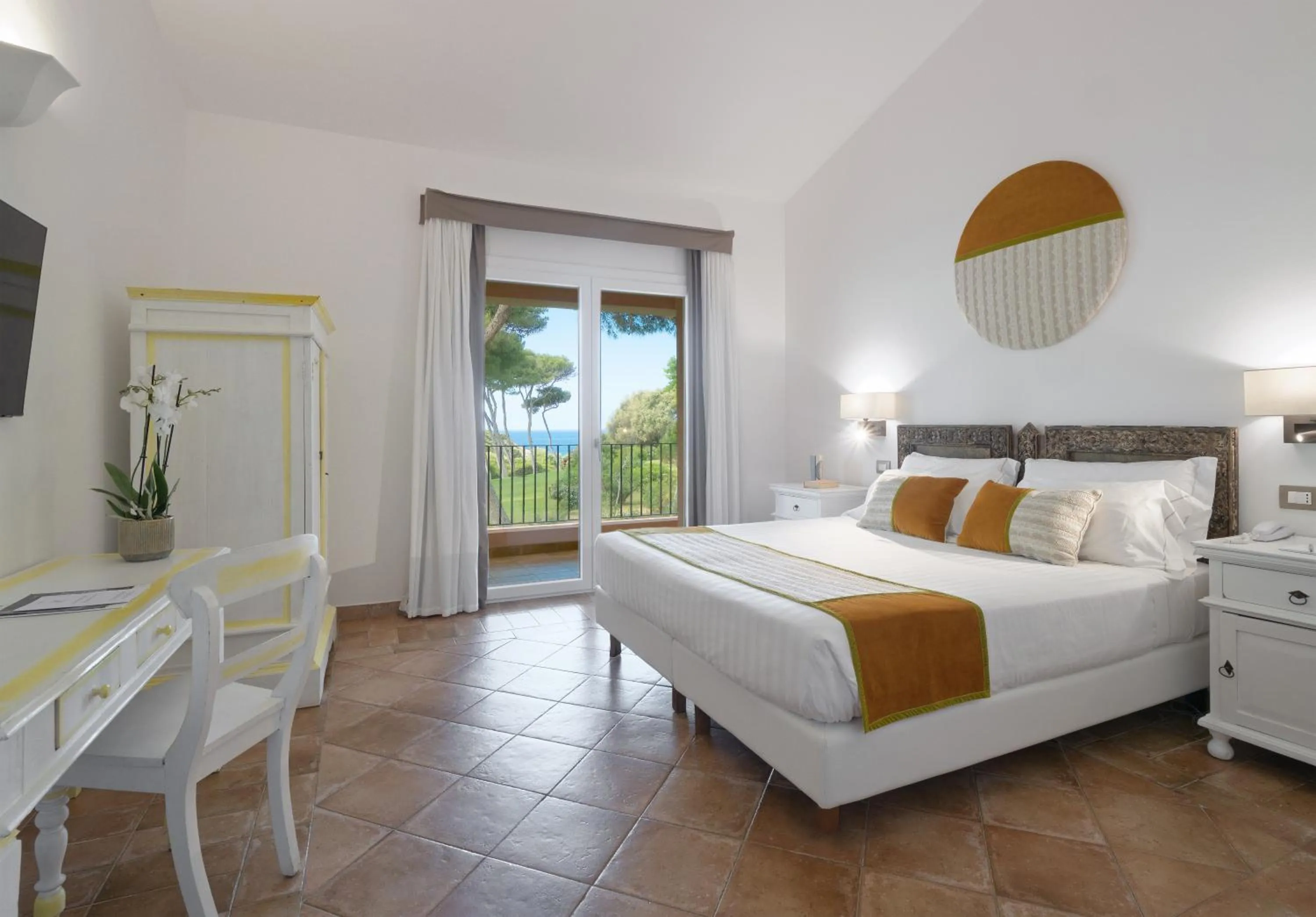 Bedroom, Bed in Hotel Cala Caterina