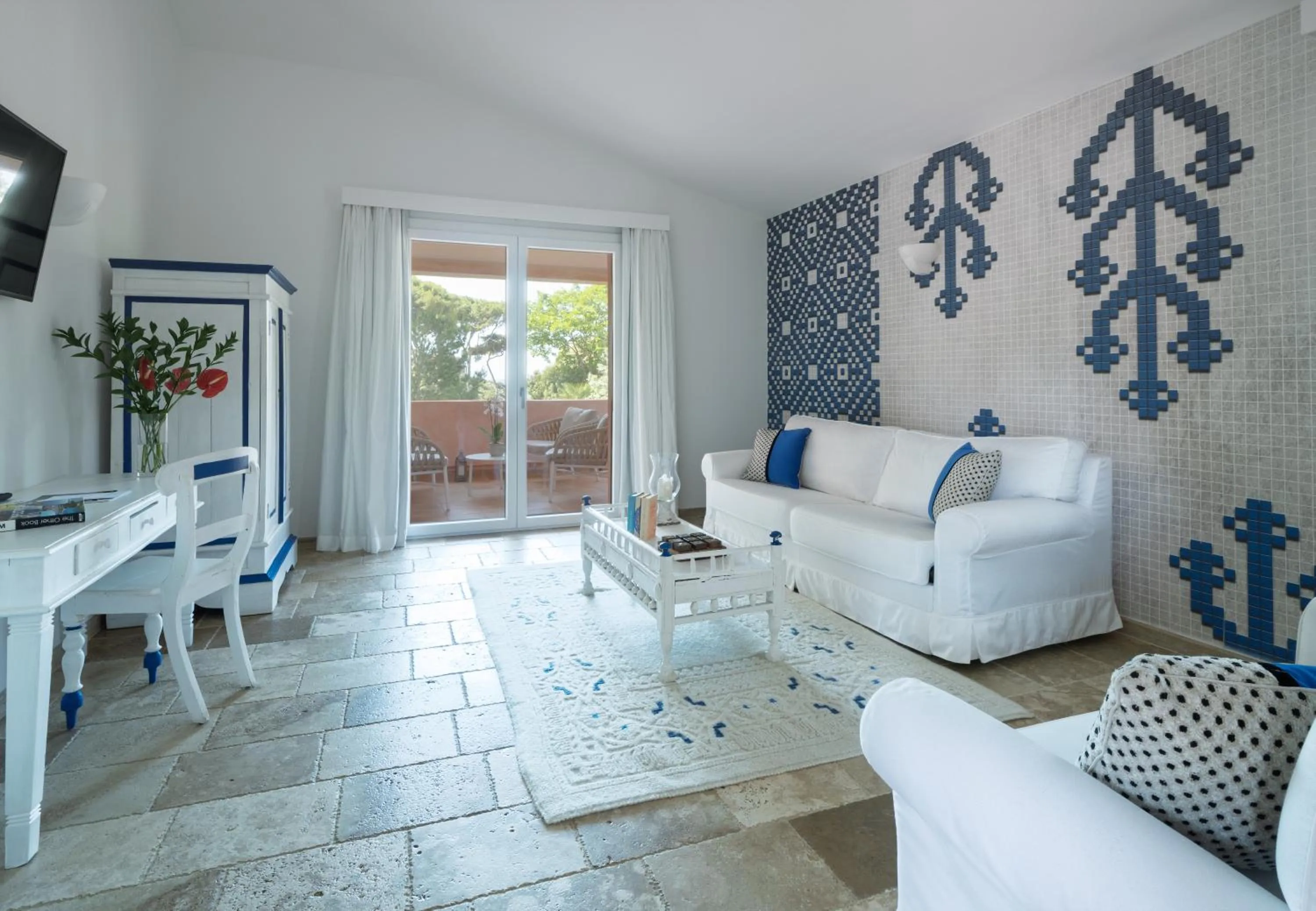 Living room in Hotel Cala Caterina