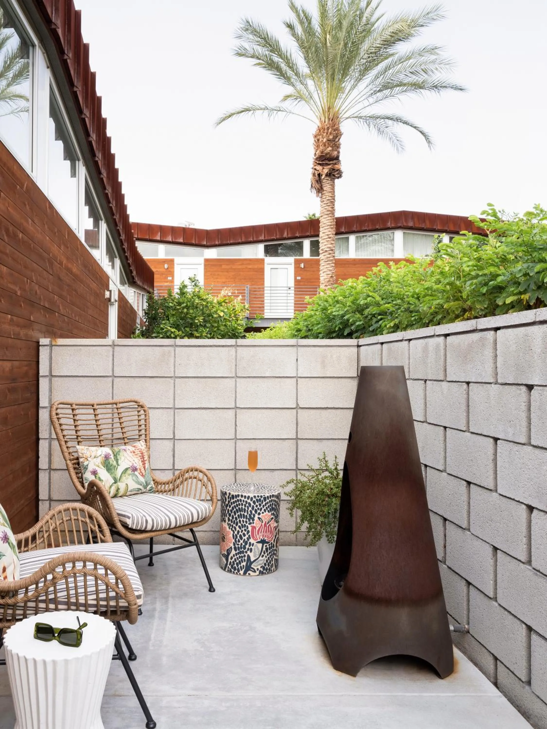 Patio in ARRIVE Palm Springs - Adults Only