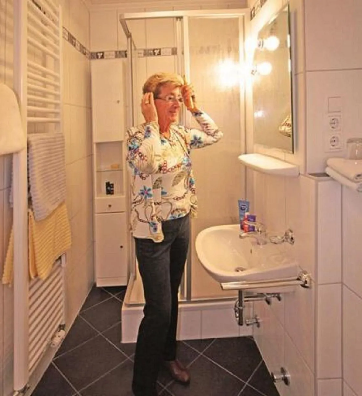 Bathroom in Appartement Haus Salzburg