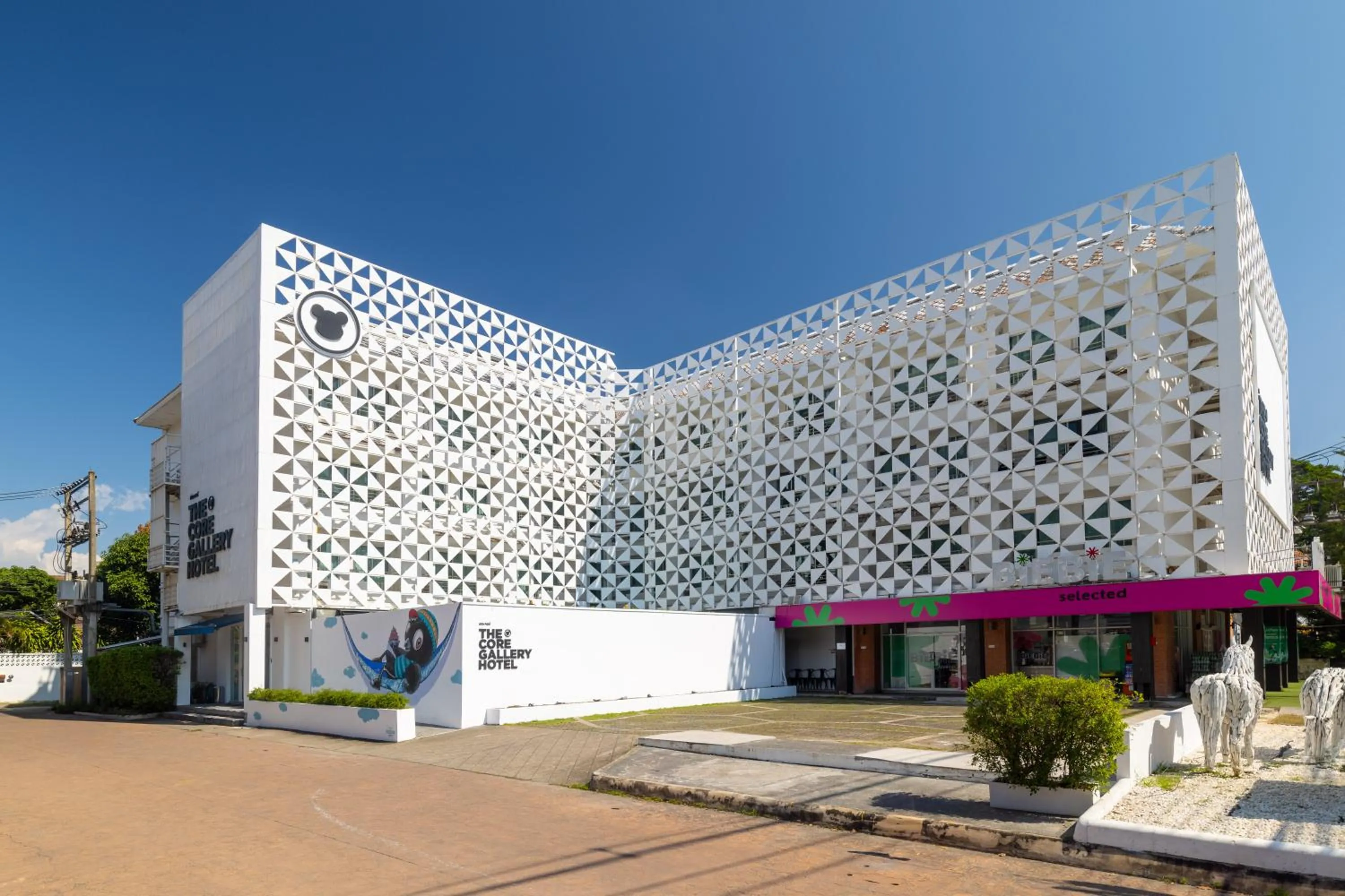 Property building in The Core Gallery Hotel