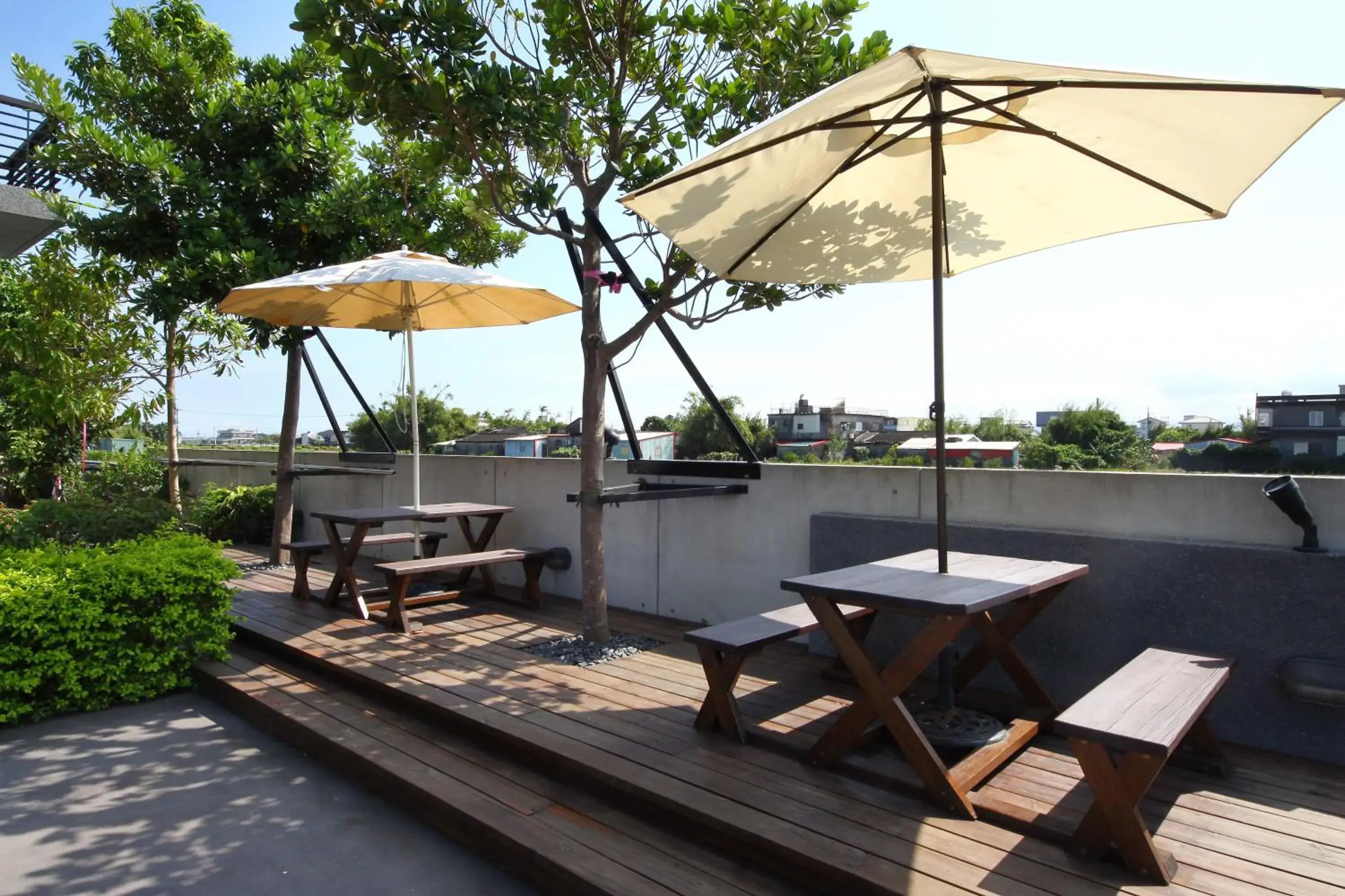 Garden view in The Designer's House Garden view in The Designer's House