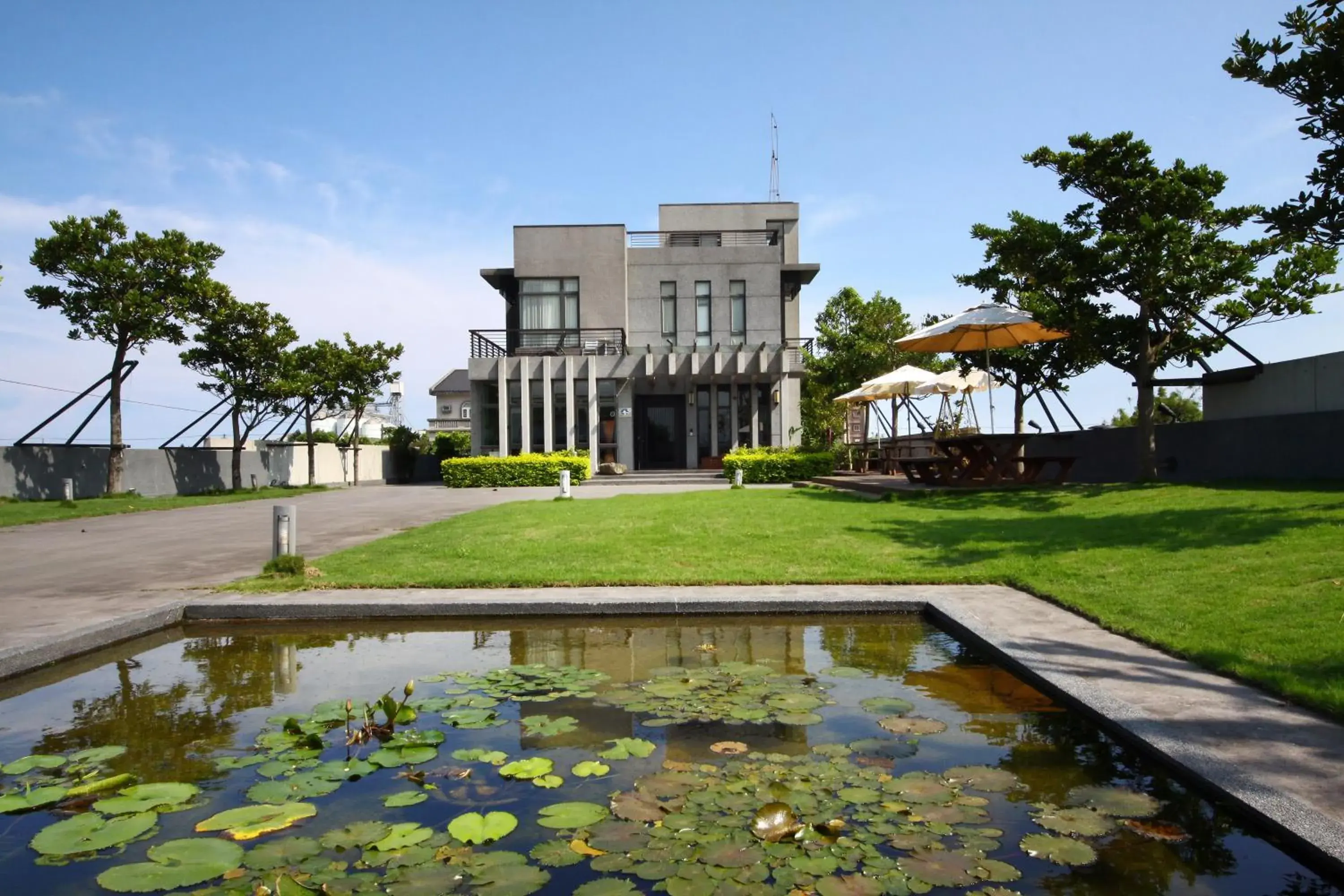 Garden view in The Designer's House Garden view in The Designer's House