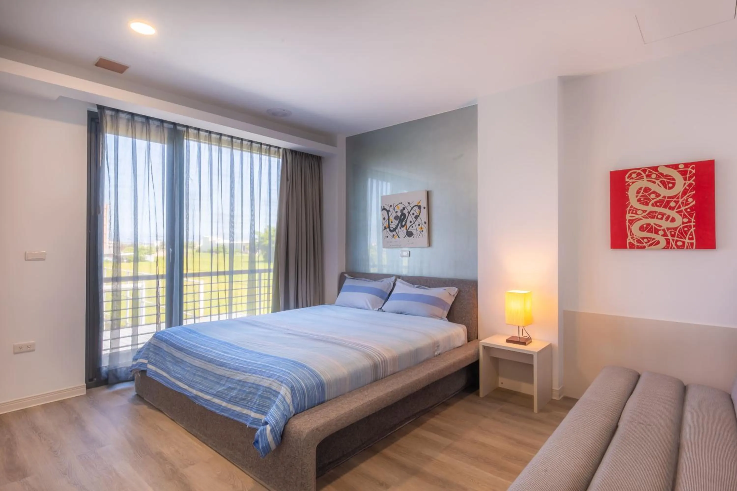 Bedroom, Bed in The Designer's House