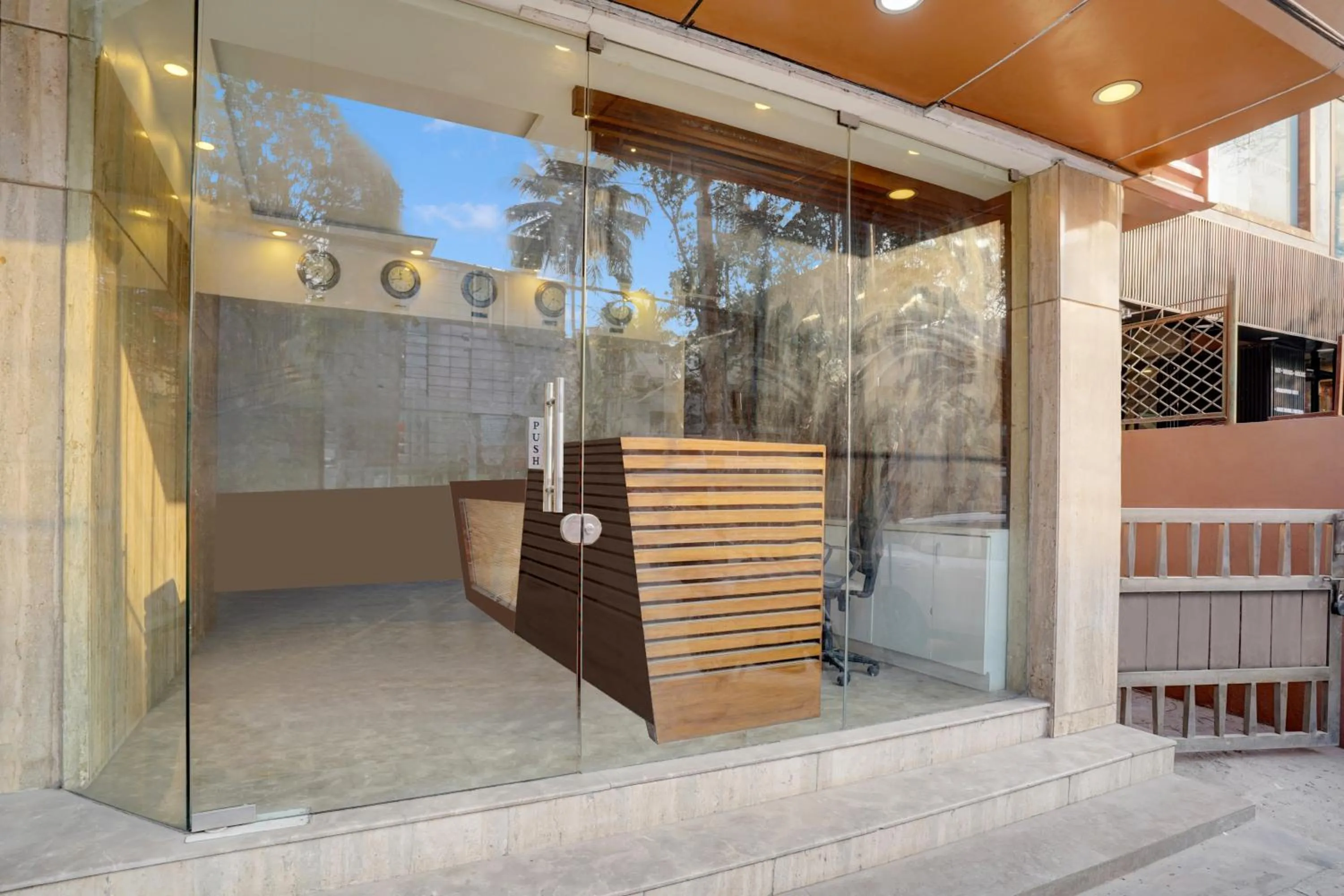 Facade/entrance in Super Townhouse Koramangala